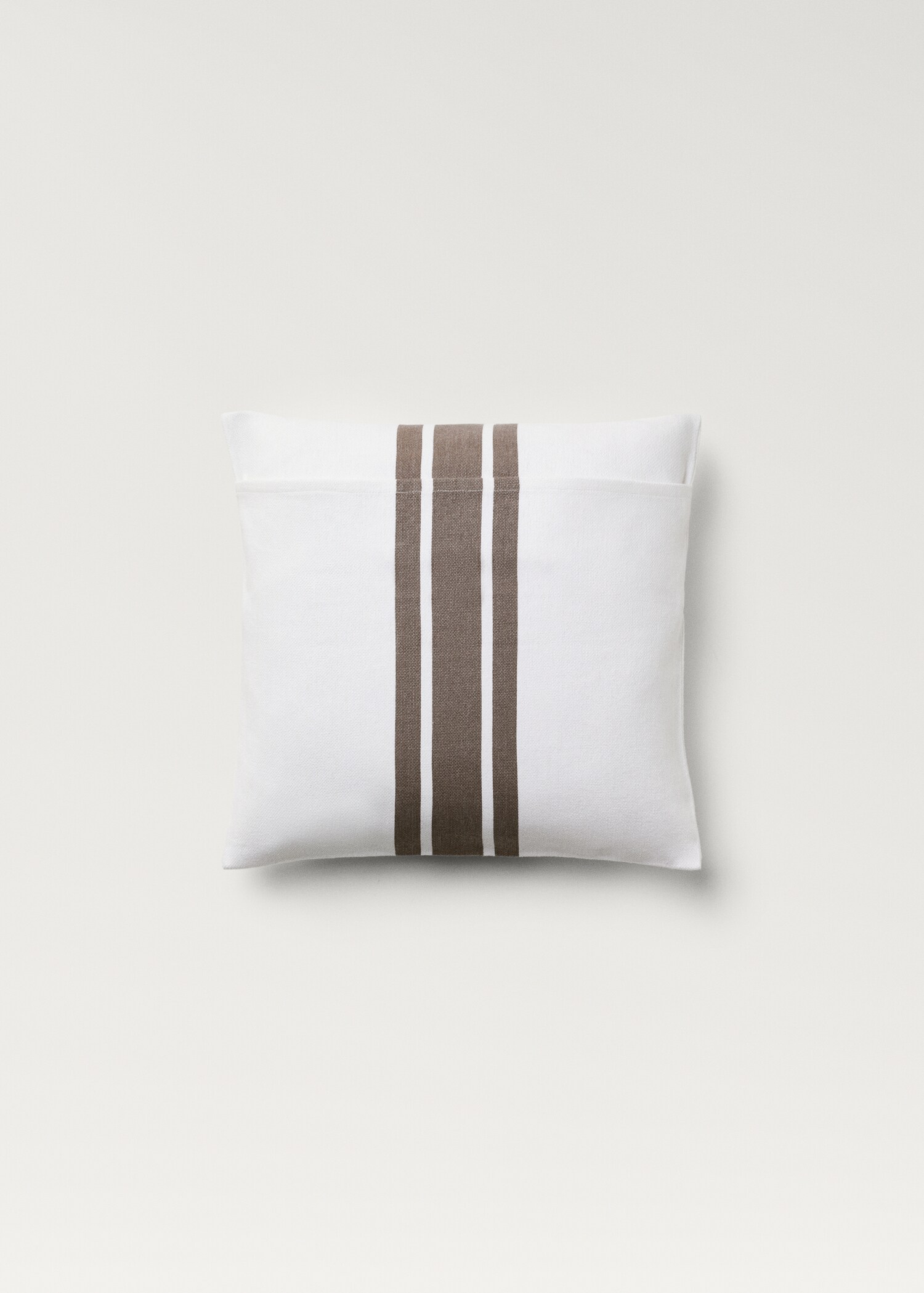 Cushion cover with stripe detail 45x45 cm - Details of the article 4