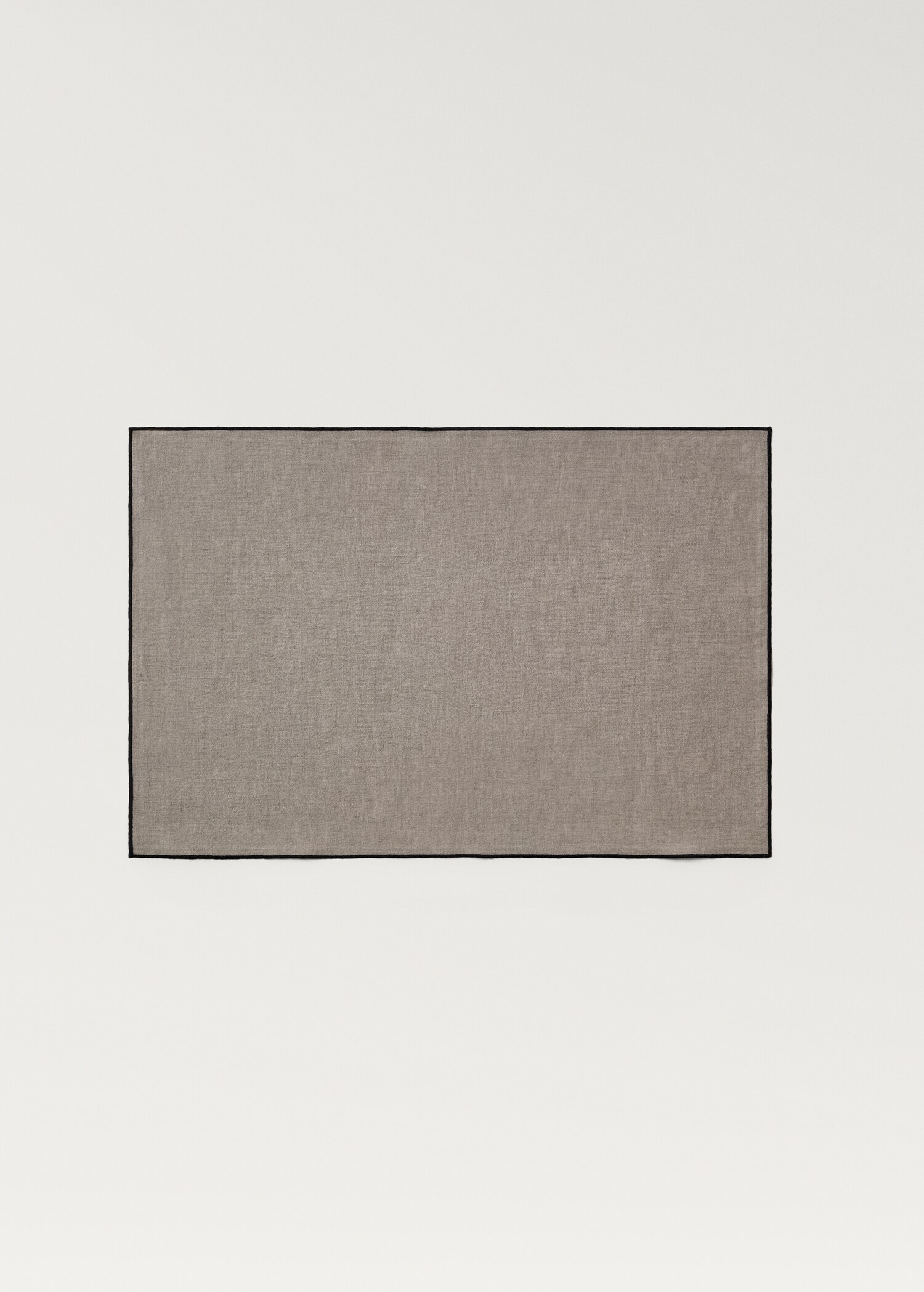 Set de table en lin détail de liséré - Article sans modèle