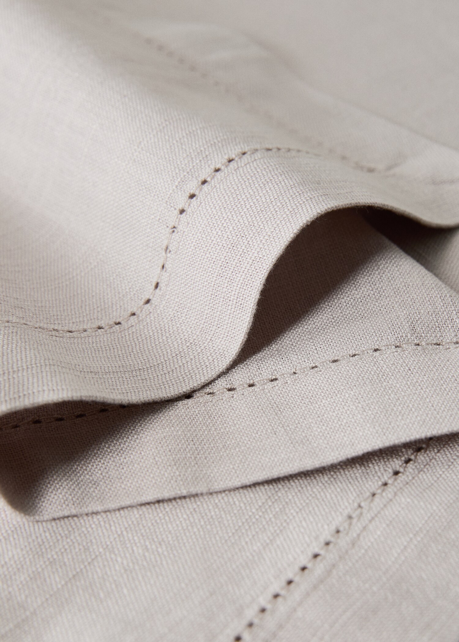 Cotton placemat with hemstitch - Details of the article 1