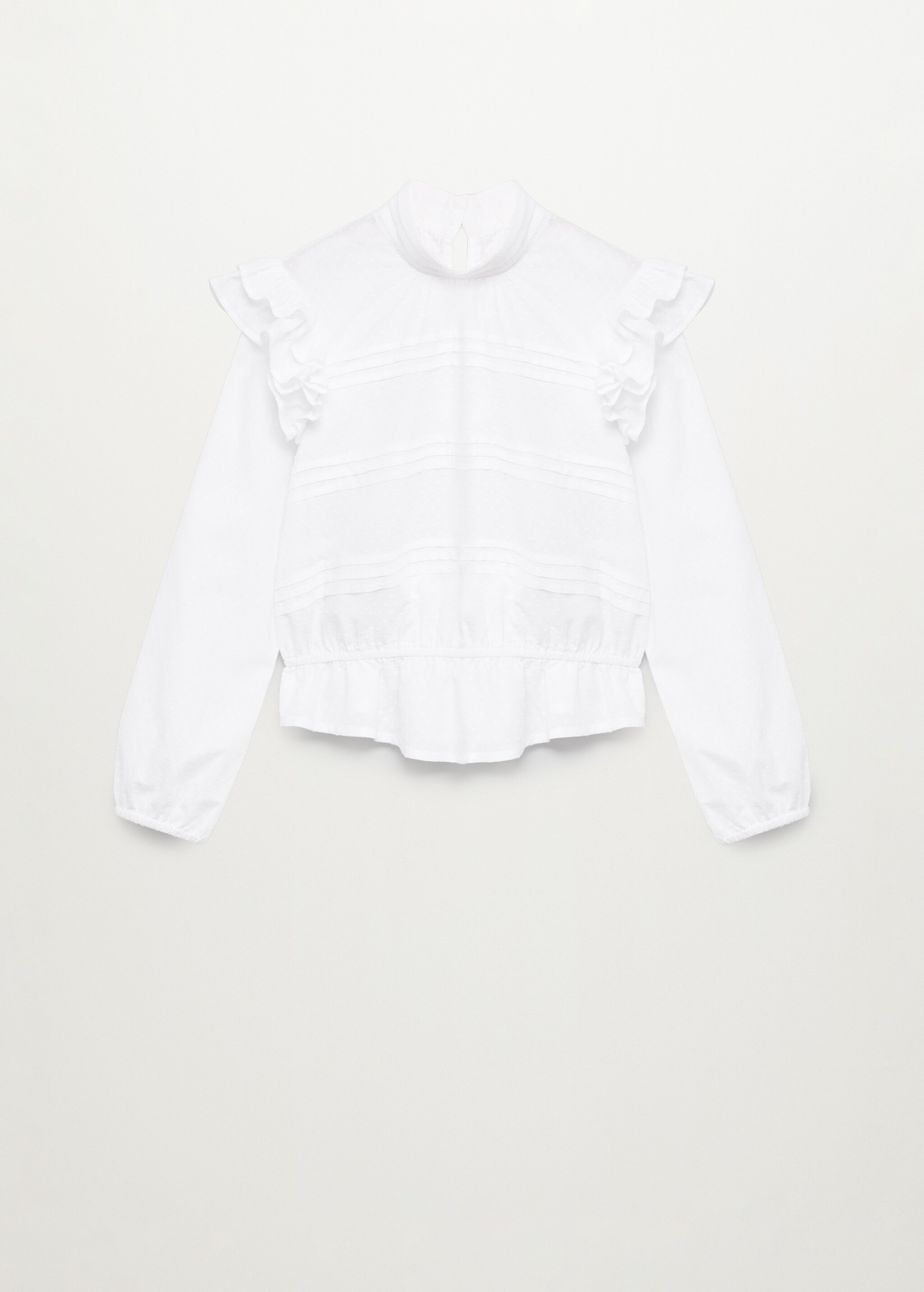 Ruffled plumeti blouse - Article without model