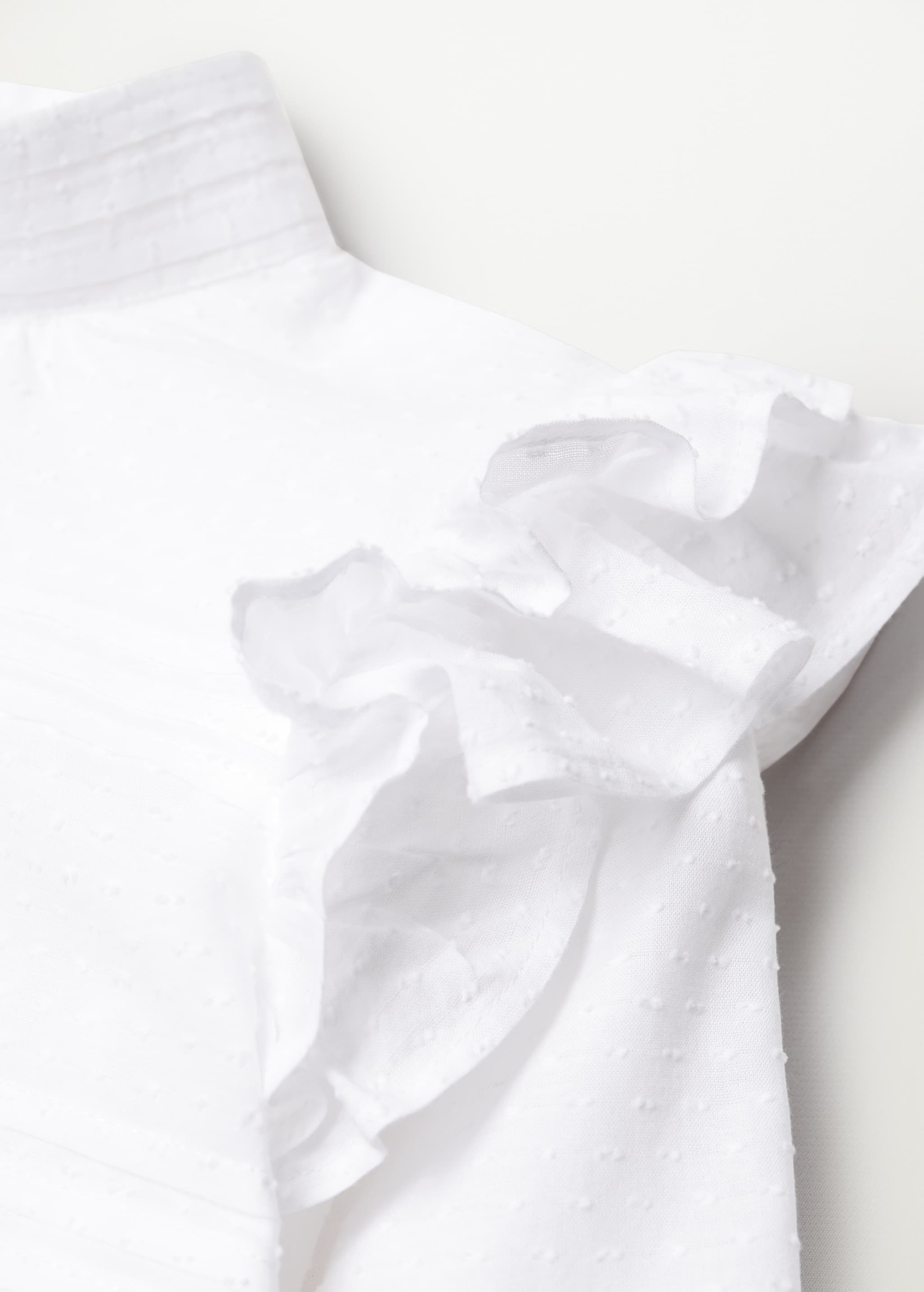 Ruffled plumeti blouse - Details of the article 8