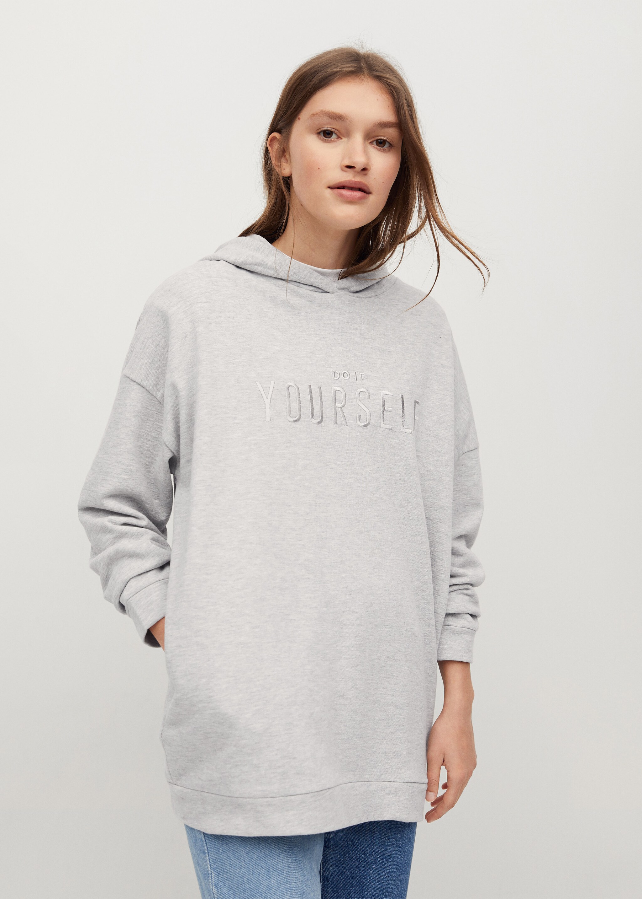 Sudadera oversize mensaje - Detalle del artículo 1