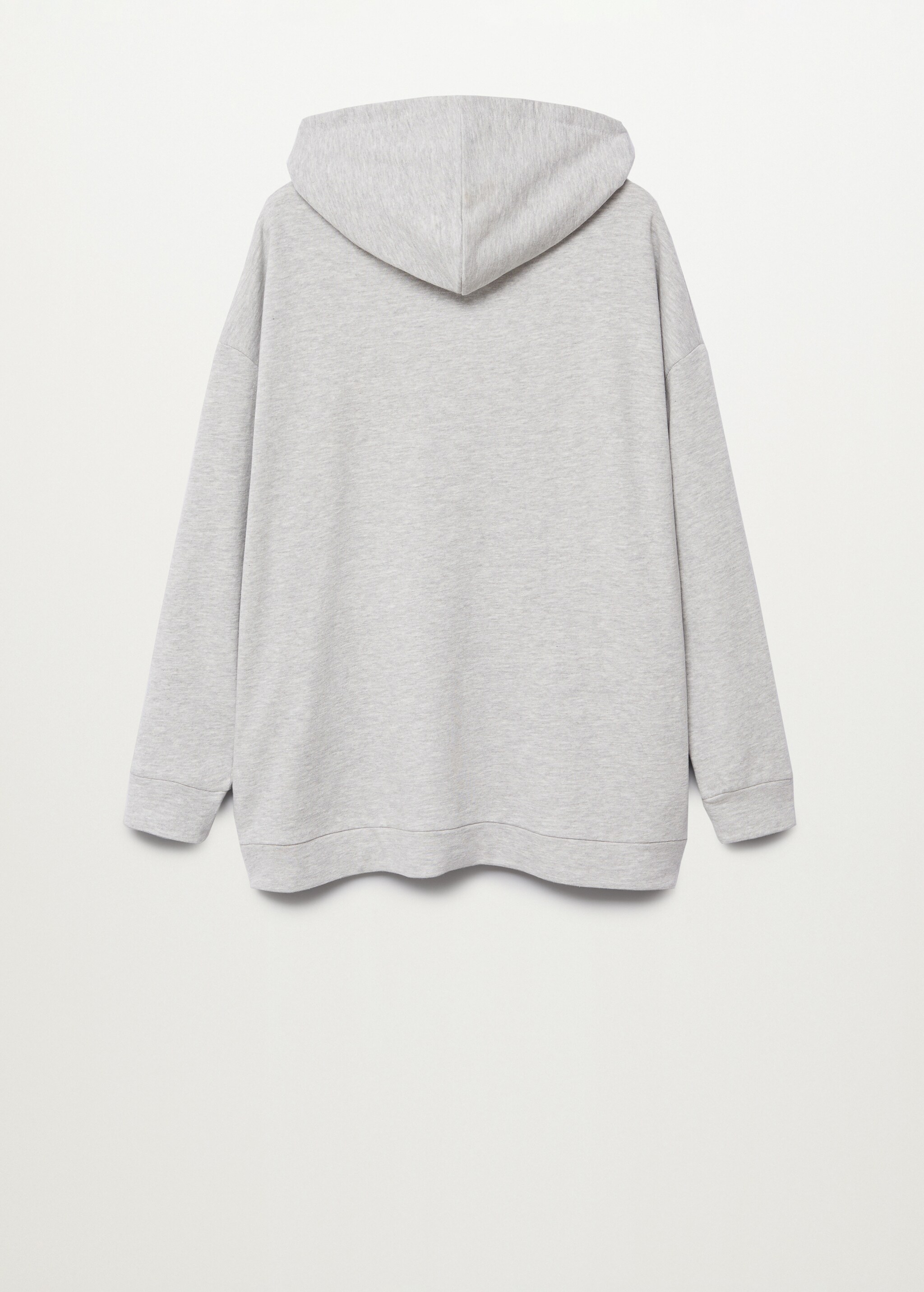 Sudadera oversize mensaje - Reverso del artículo