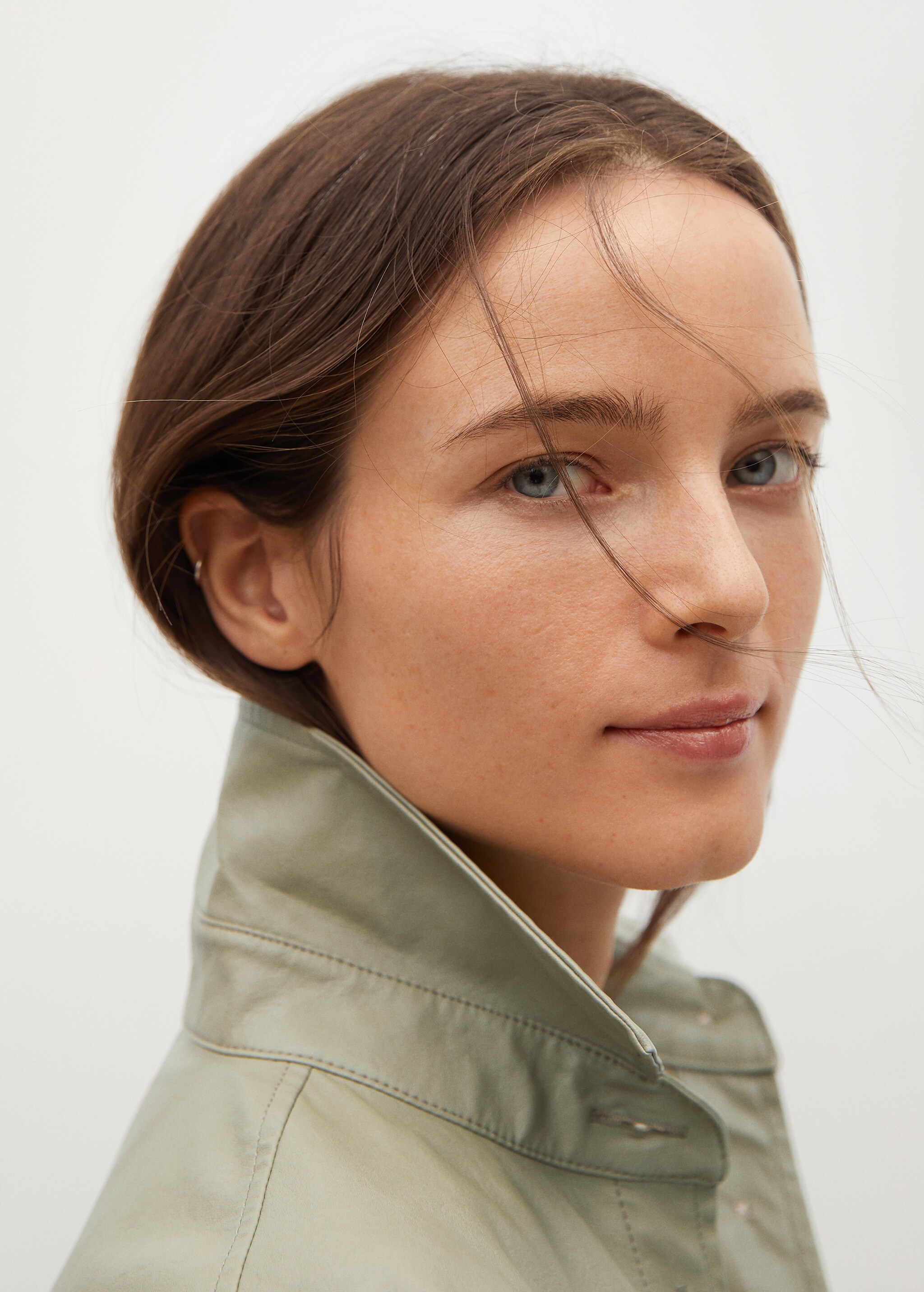 Sobrecamisa efecto piel oversize - Detalle del artículo 2