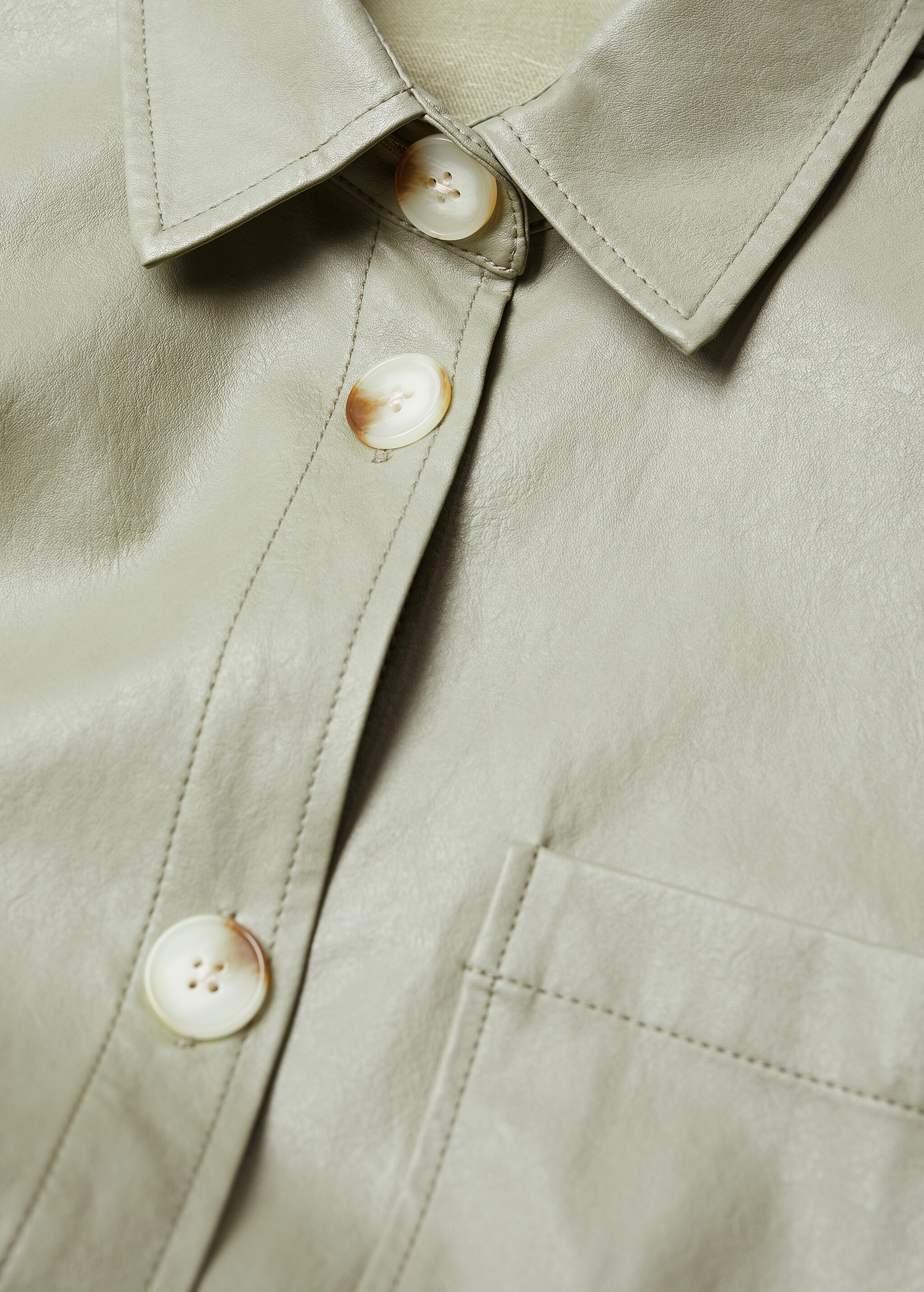 Sobrecamisa efecto piel oversize - Detalle del artículo 8