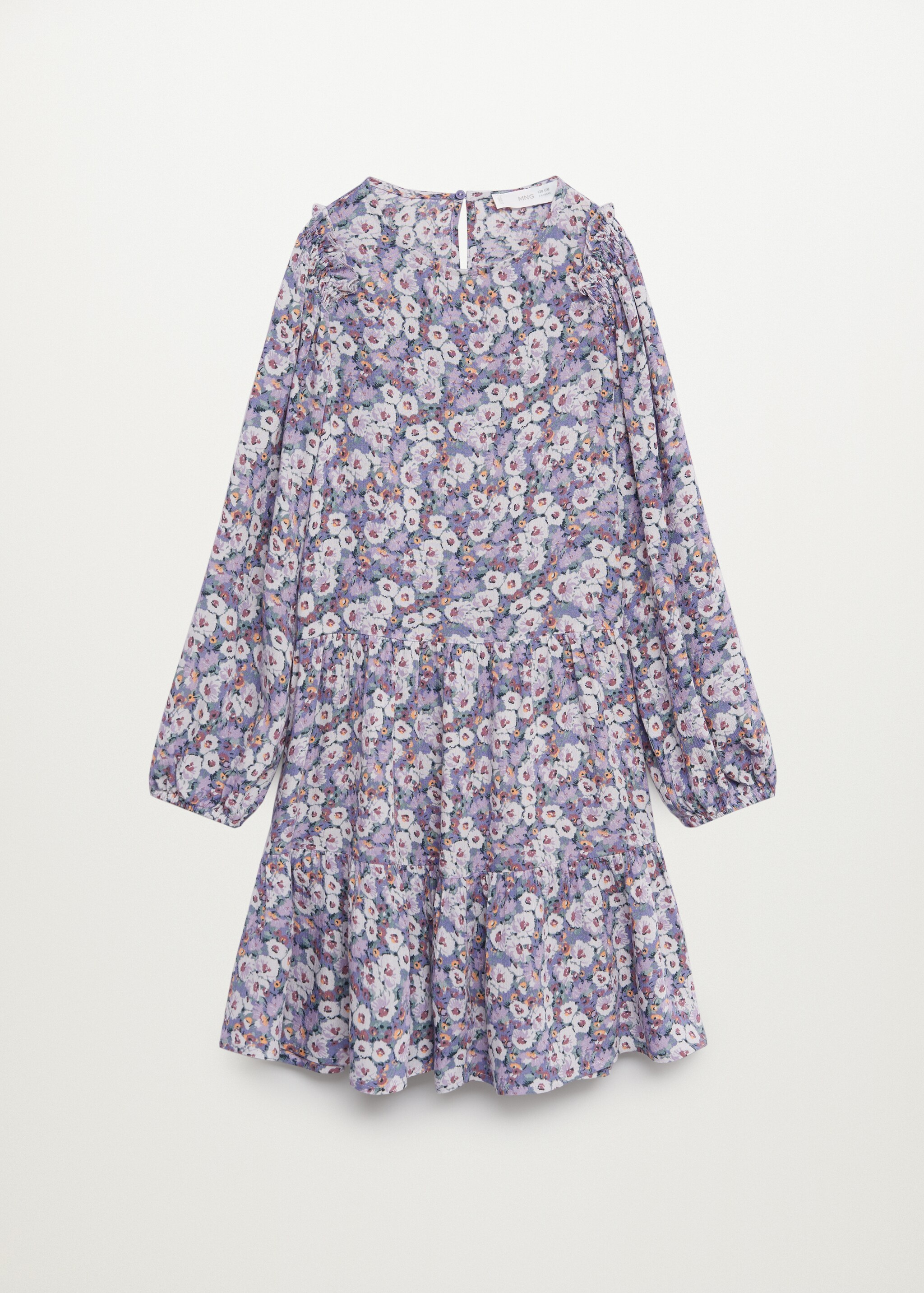 Vestido acampanado estampado flores - Artículo sin modelo