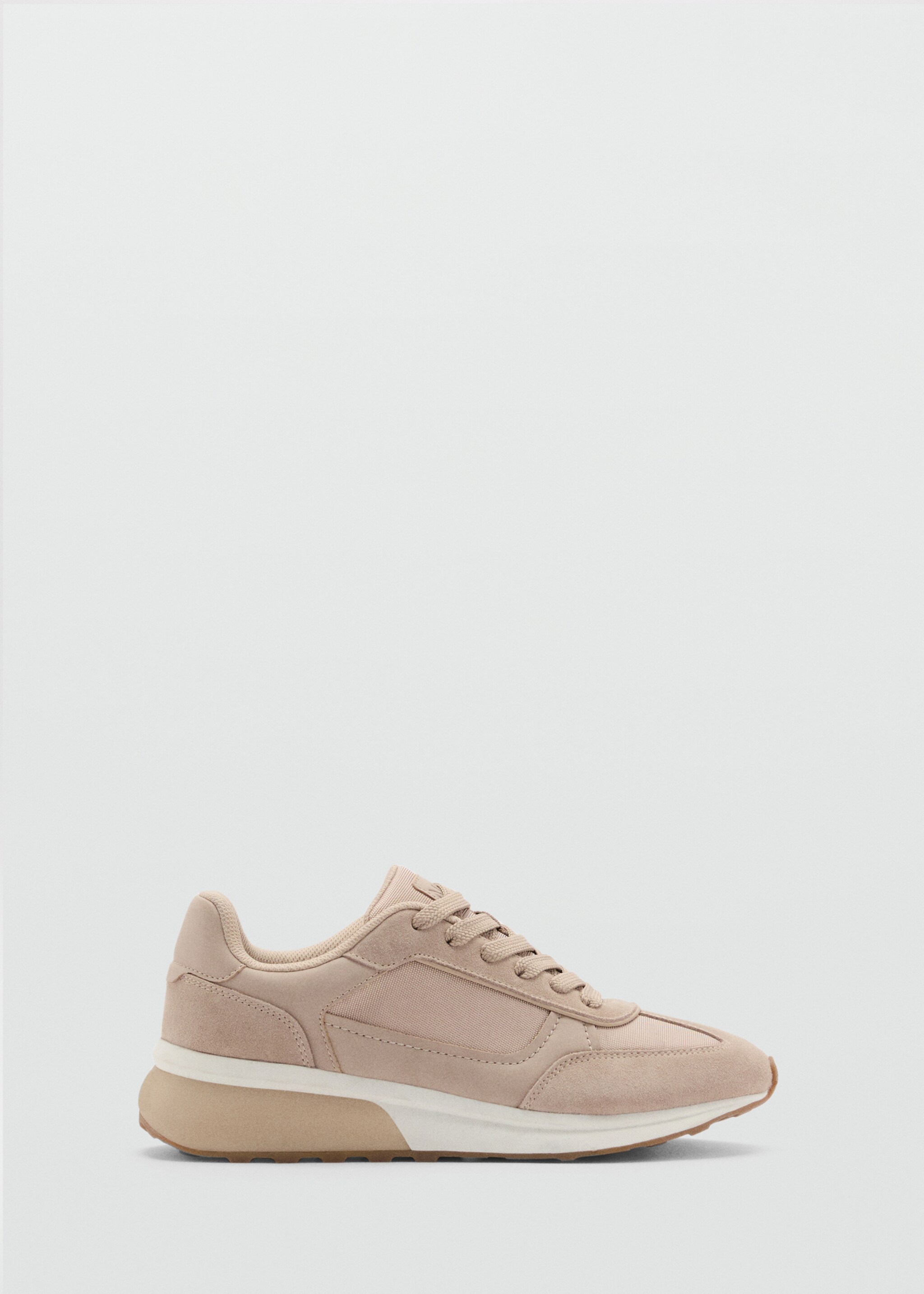 Leather mixed sneakers - Article without model, Beige. Ref: 87053269-00.