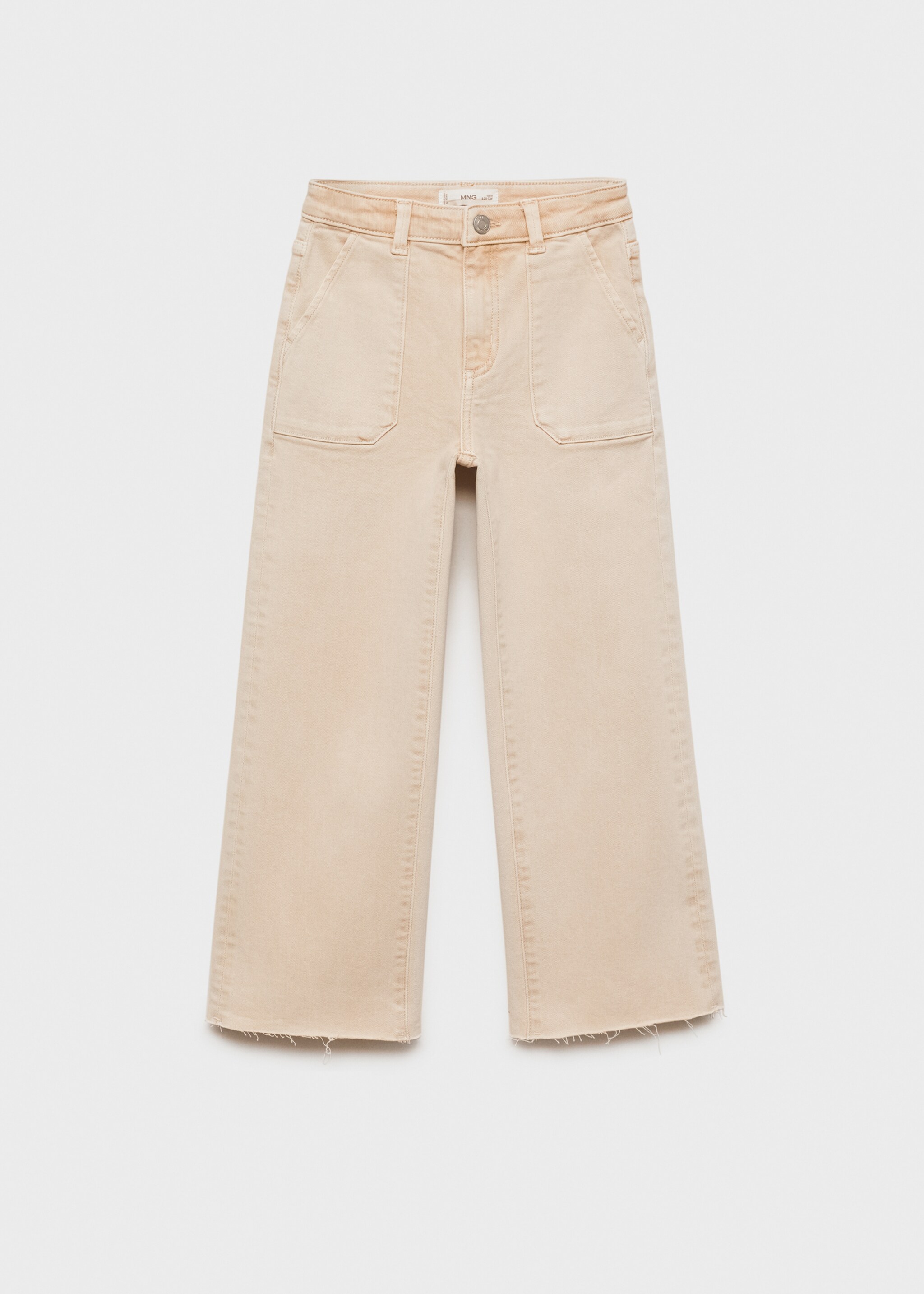 Utility pocket jeans - Article without model, Ecru. Ref: 87053270-00.