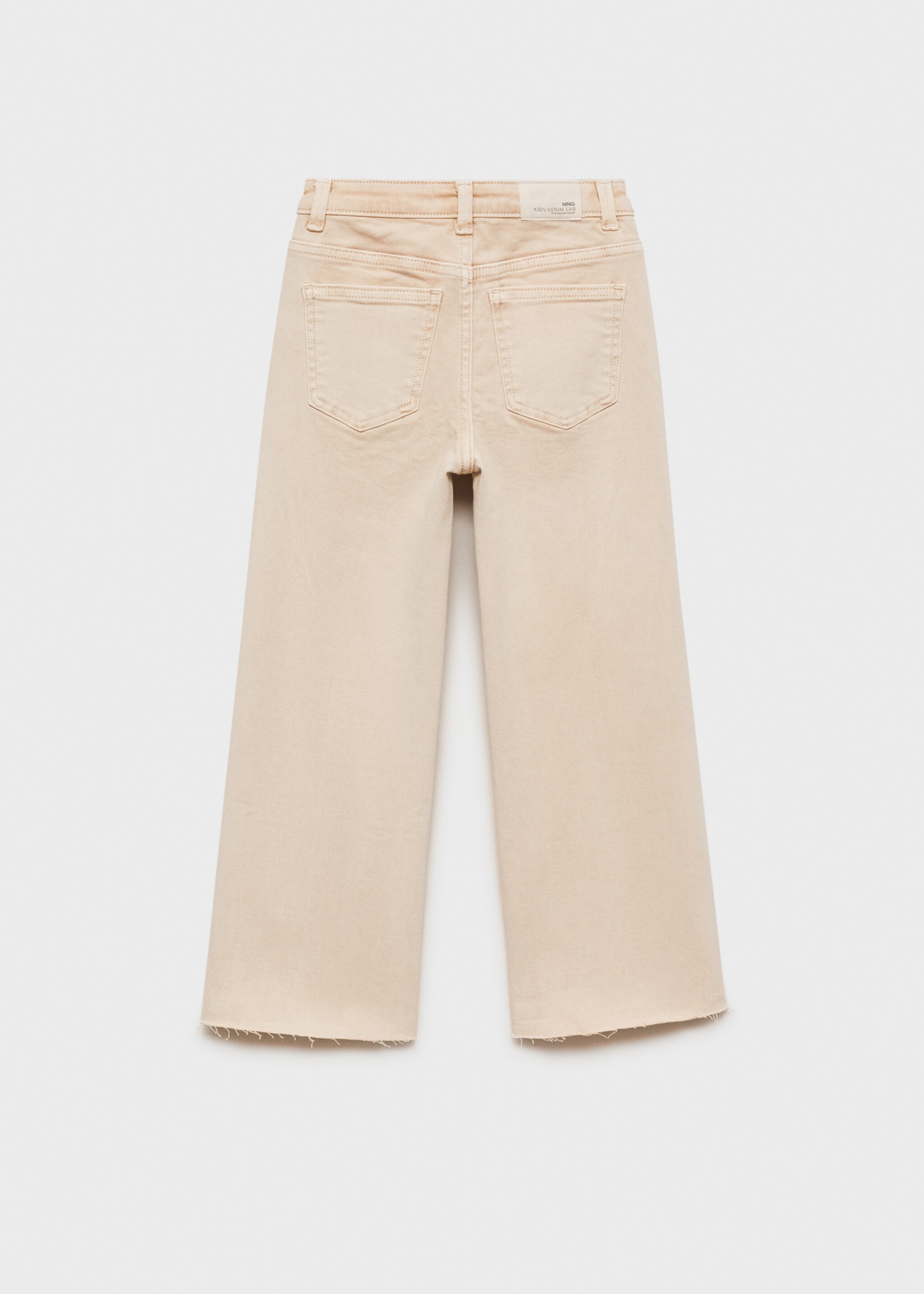 Utility pocket jeans - Reverse of the article, Ecru. Ref: 87053270-00.