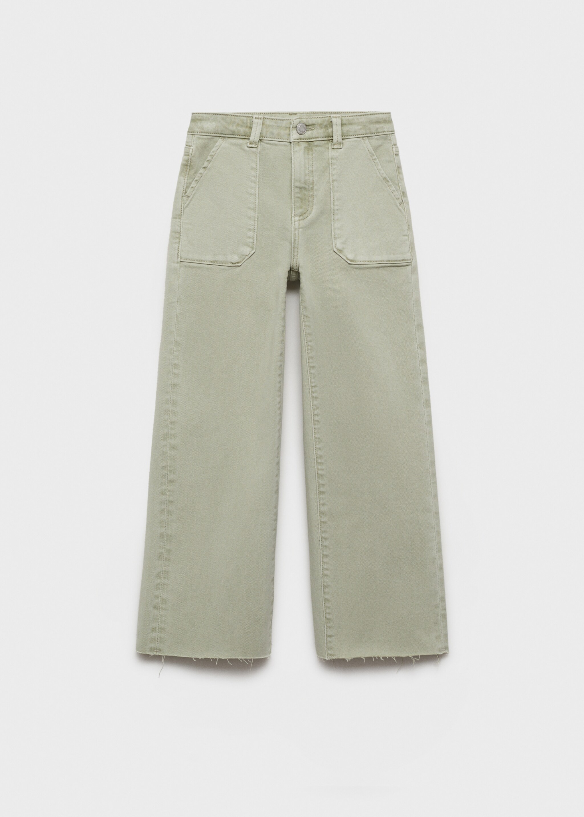 Utility pocket jeans - Article without model, Green. Ref: 87053270-00.