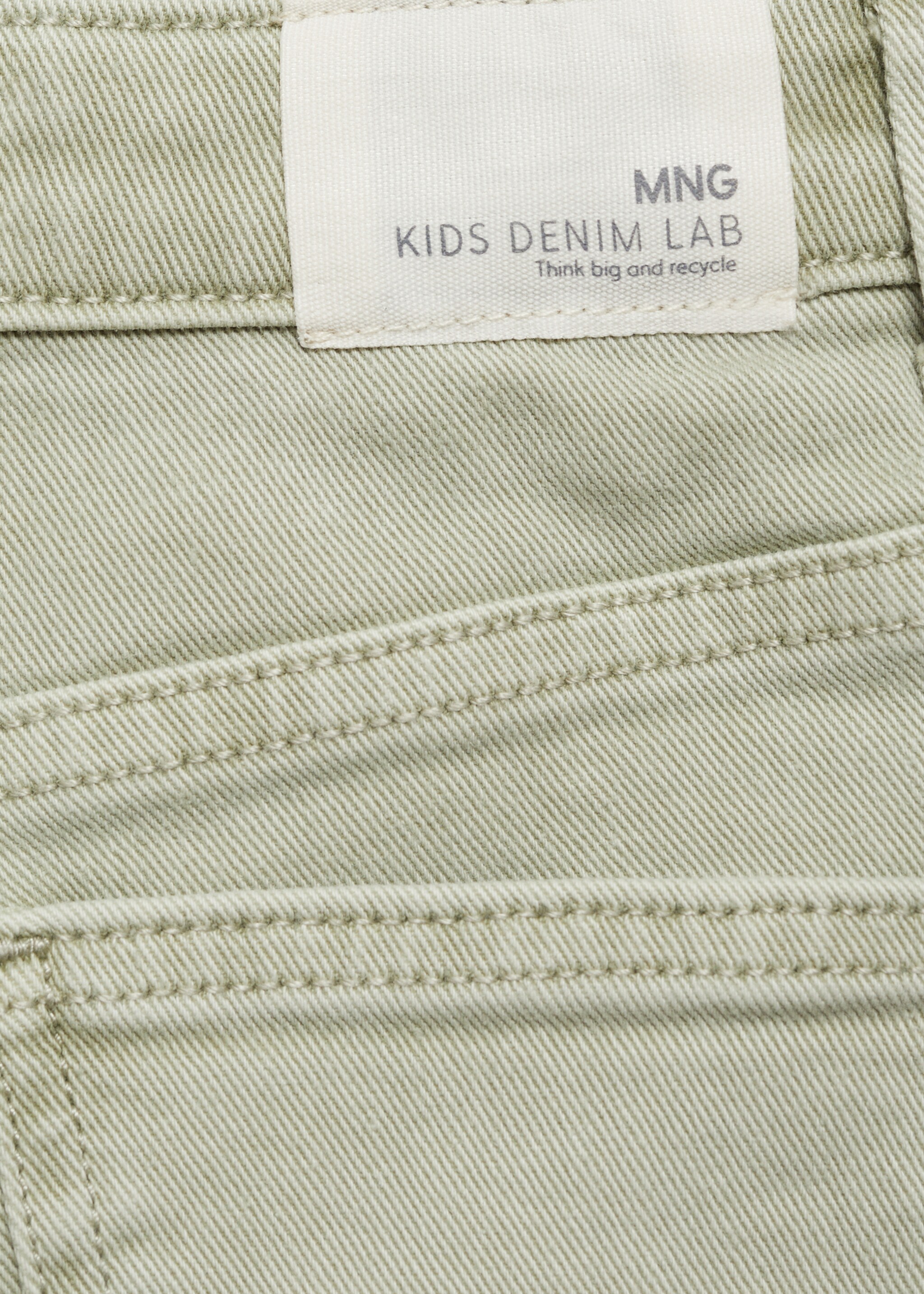 Utility pocket jeans - Details of the article 0, Green. Ref: 87053270-00.