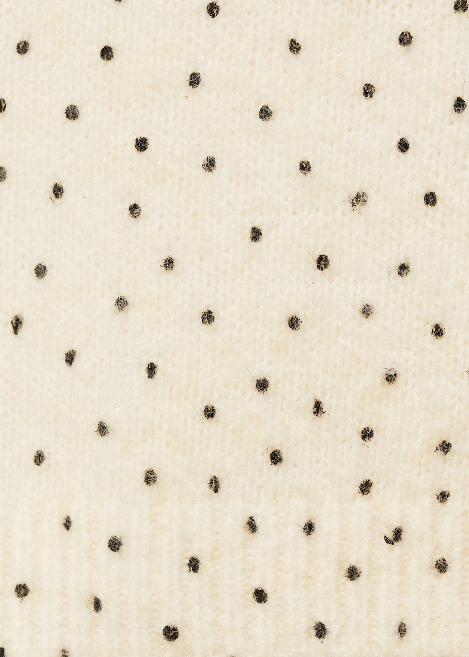 Polka-dot knitted sweater - Details of the article 0
