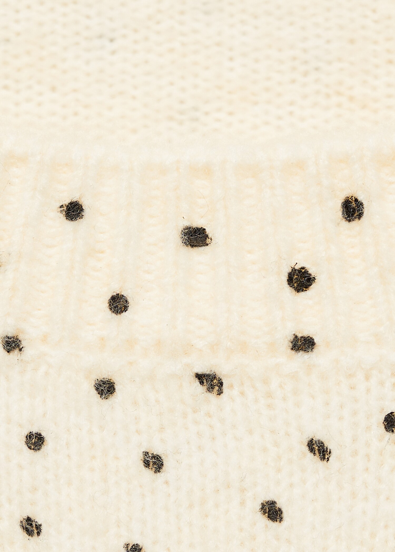 Polka-dot knitted sweater - Details of the article 8
