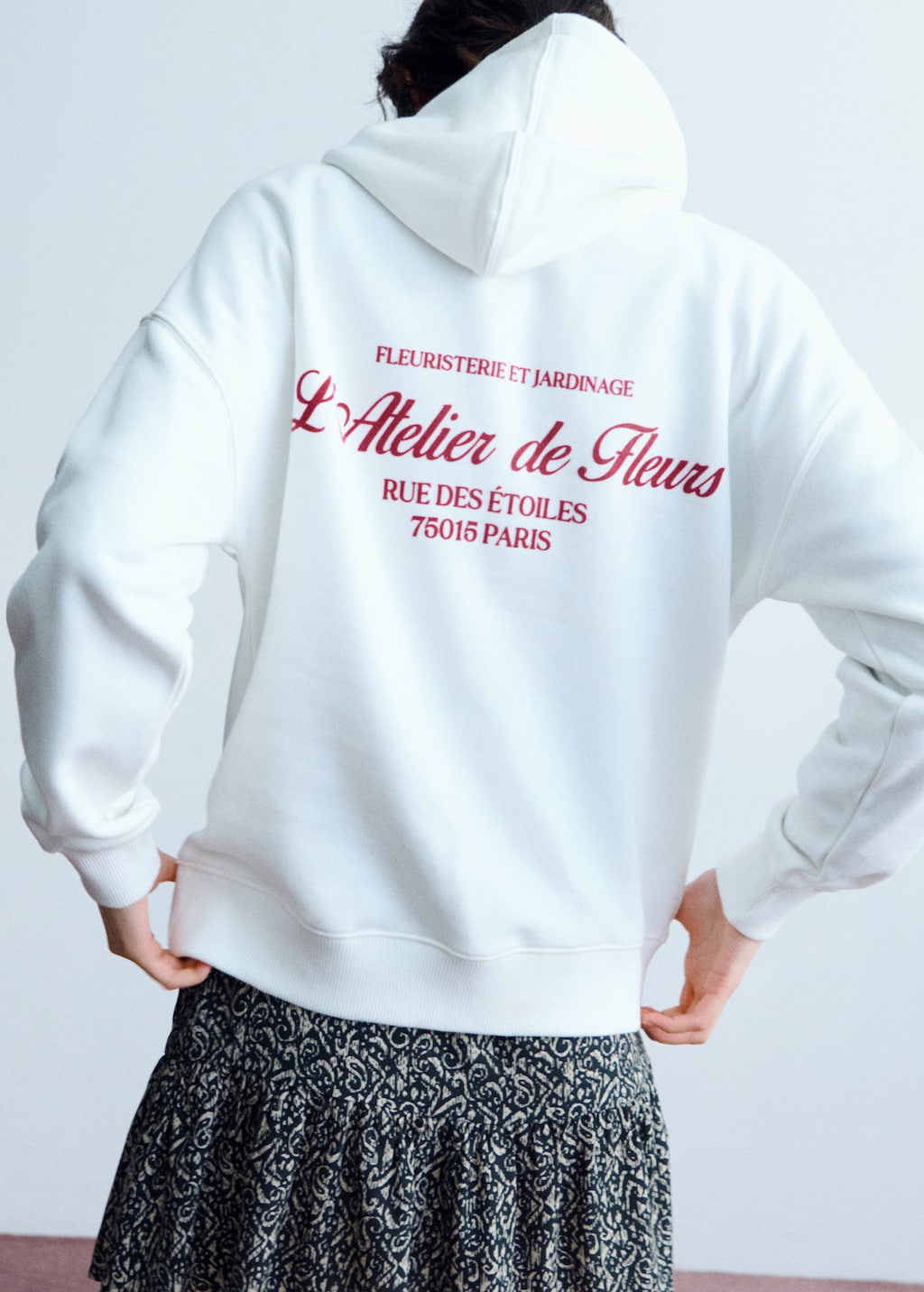 Message zipped hoodie - Teen Girl | MANGO OUTLET USA