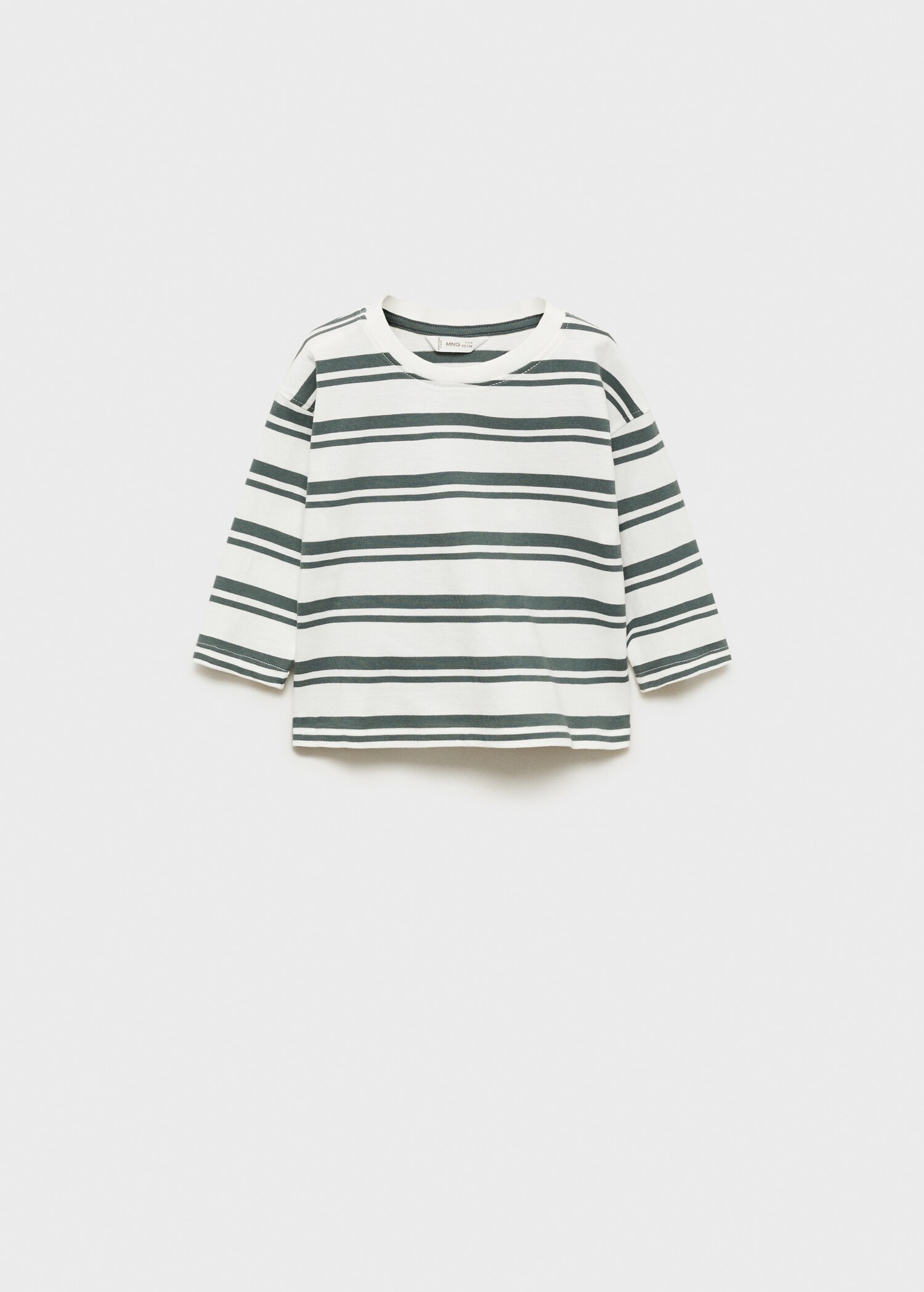 Gestreiftes T-Shirt aus 100 % Baumwolle - Artikel ohne Model