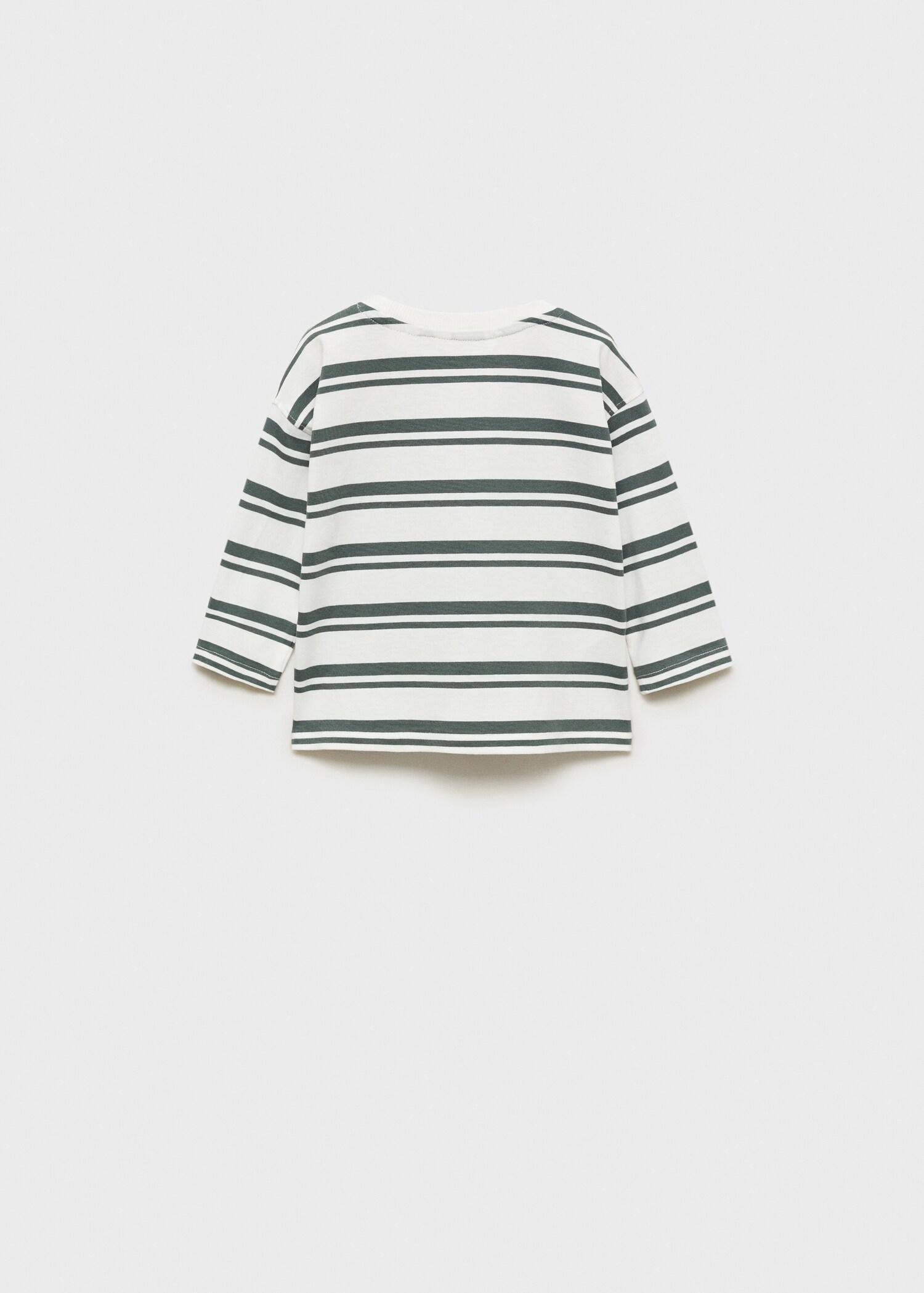 Gestreiftes T-Shirt aus 100 % Baumwolle - Rückseite des Artikels