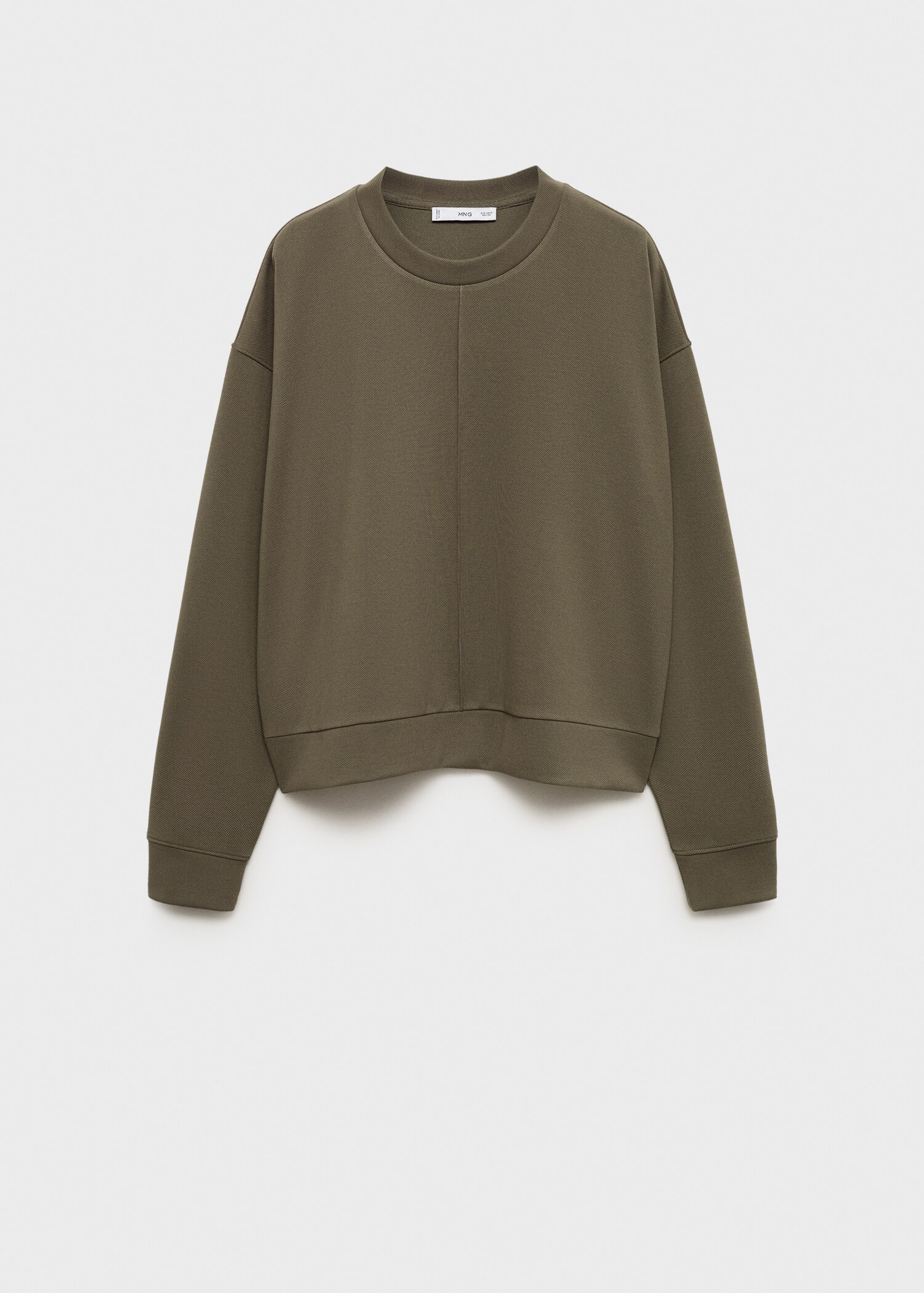 Rundhals-Sweatshirt mit Nahtdetail - Artikel ohne Model