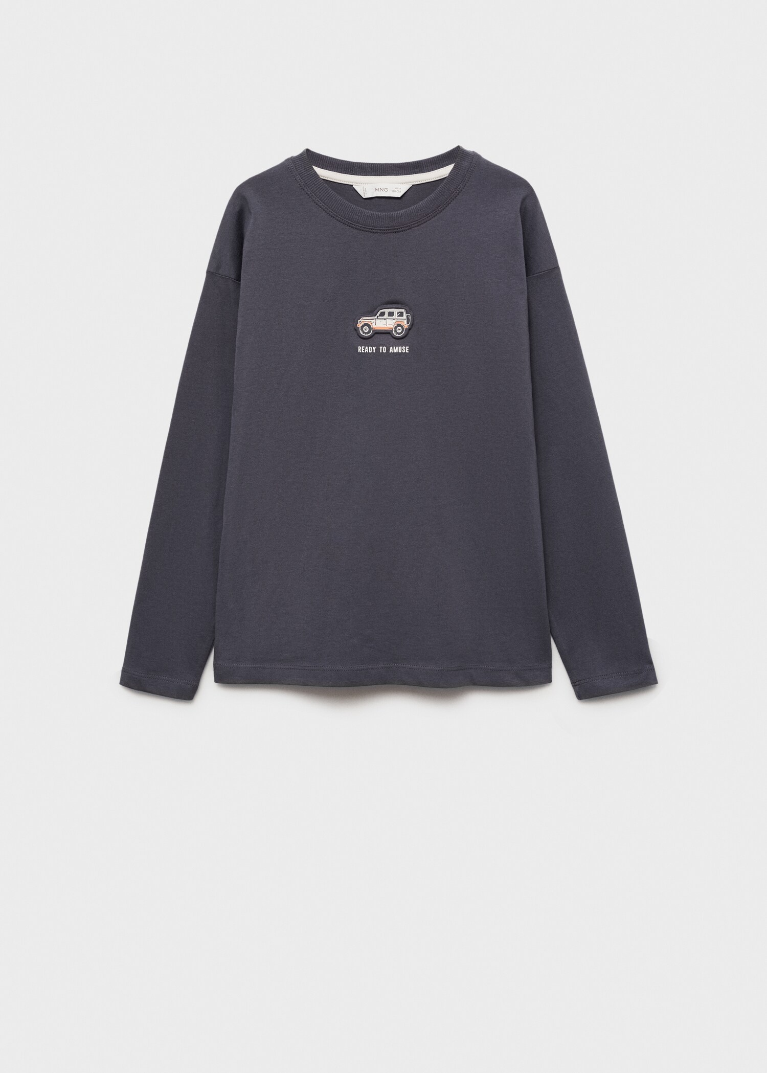 Printed cotton-blend T-shirt - Article without model