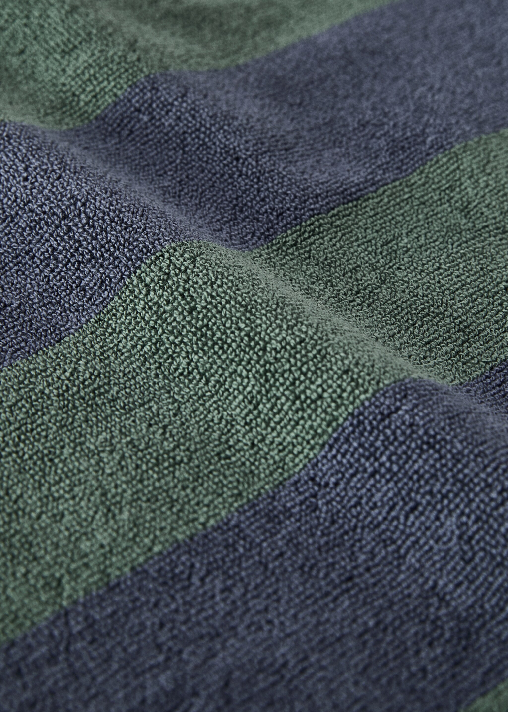 Tapis de bain rayures bicolores - Détail de l'article 1, Bleu. Ref: 87053295-00.