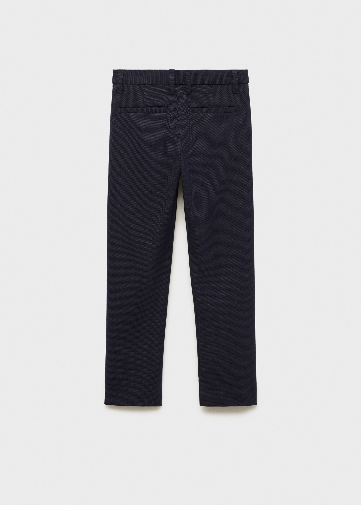 Cotton chinos - Reverse of the article