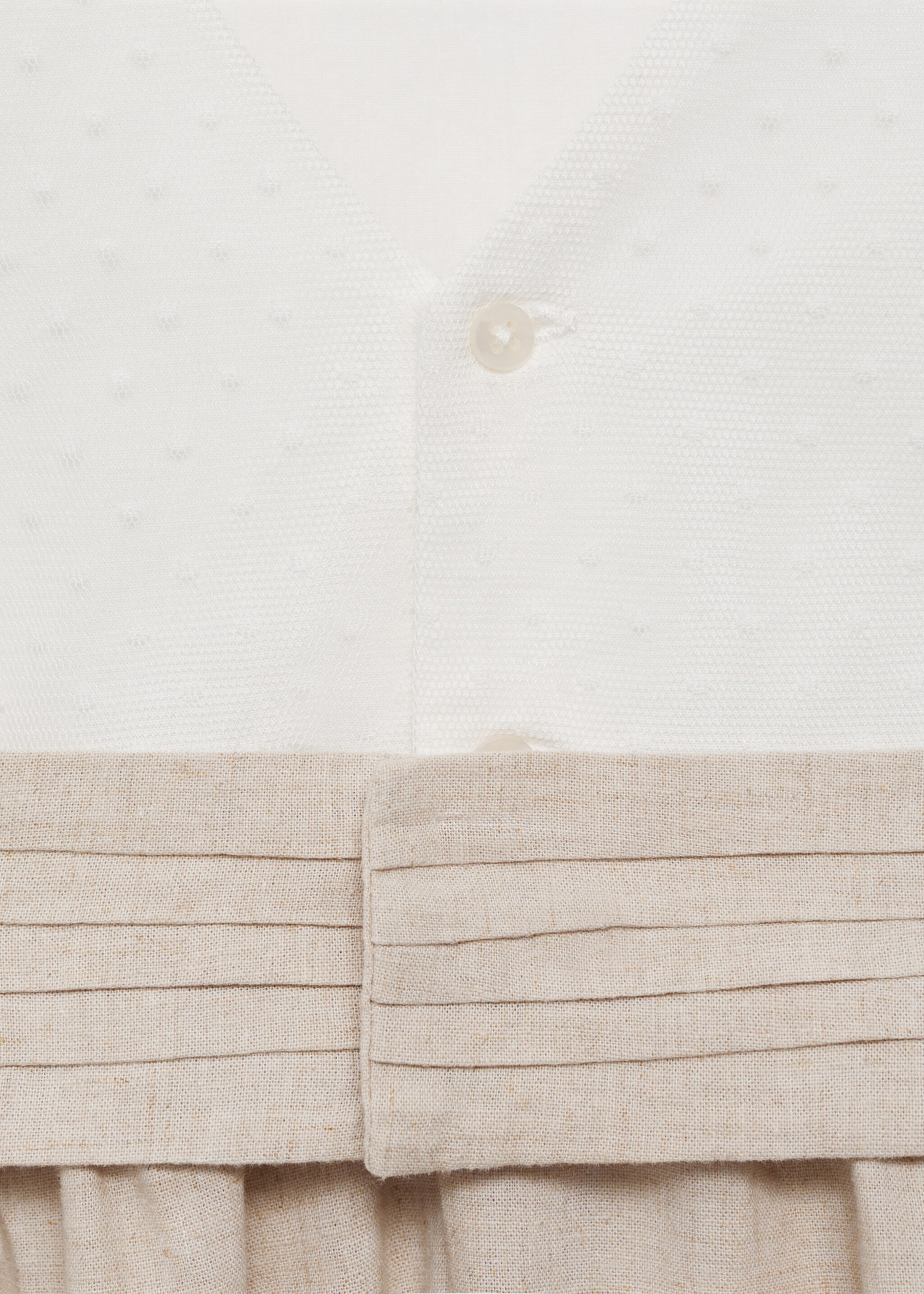 Robe jupe contrastante - Détail de l'article 0, Blanc. Ref: 87053638-00.