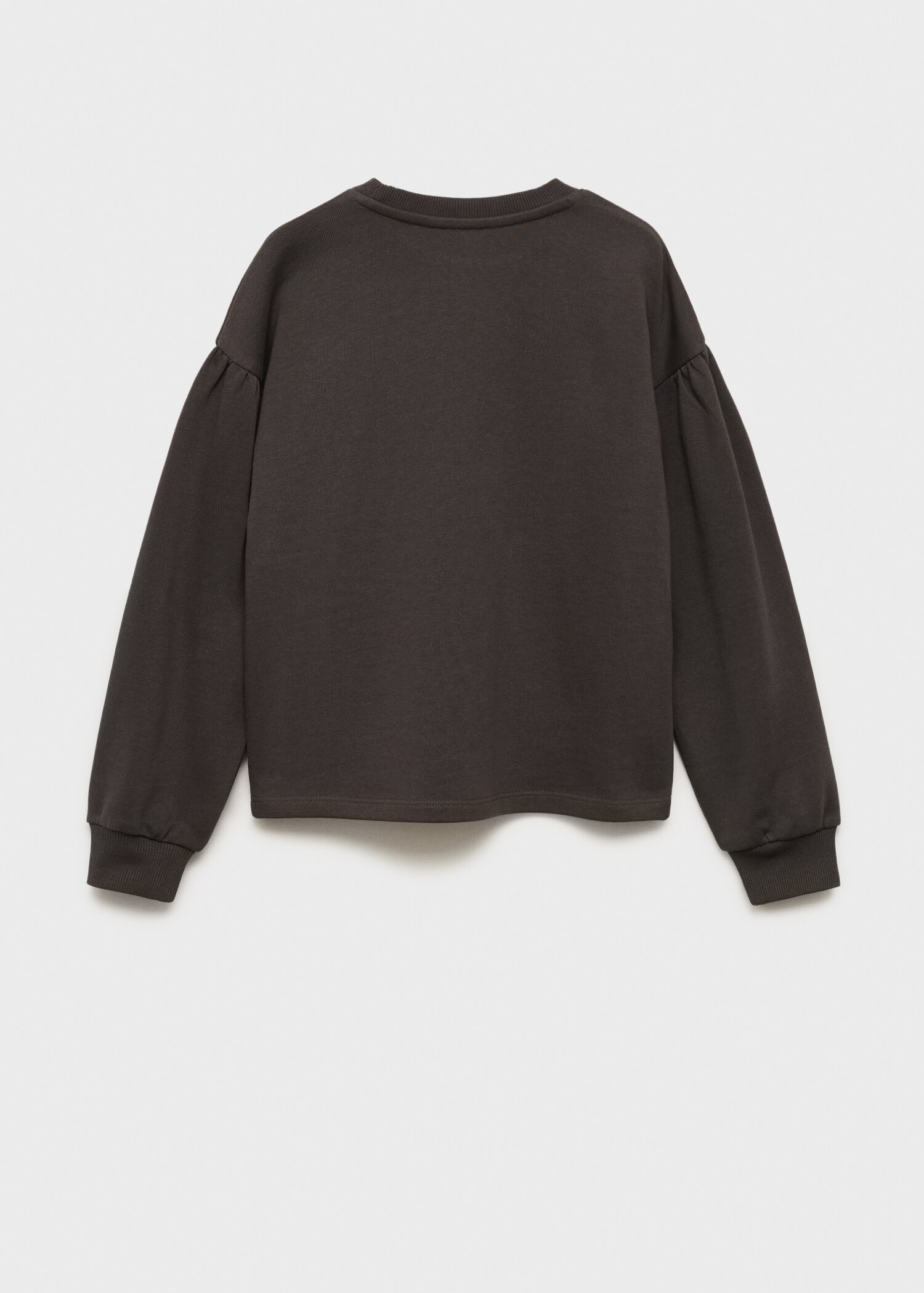 Crochet detail sweatshirt - Reverse of the article