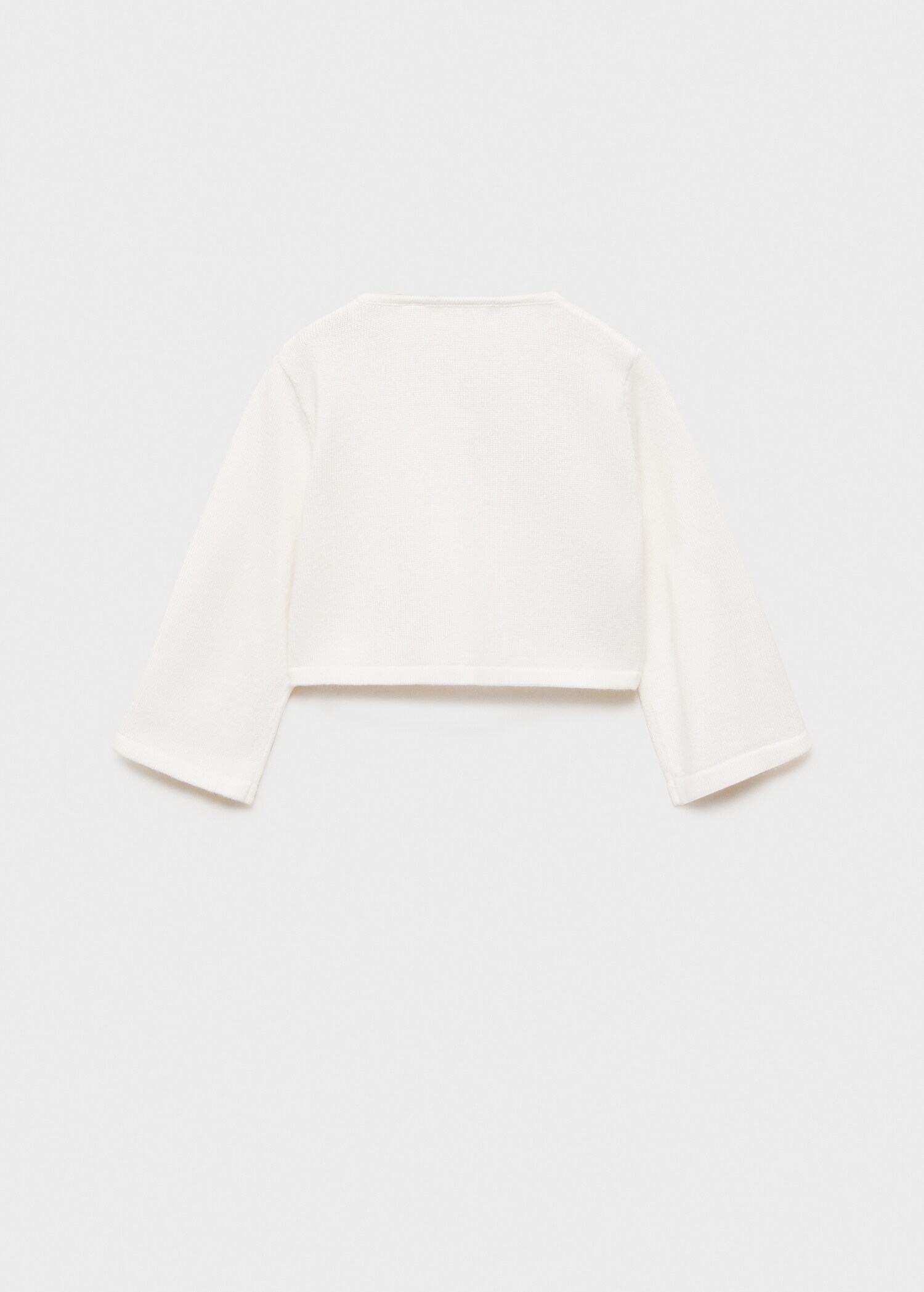 Càrdigan punt detalls calats - Revers de l'article