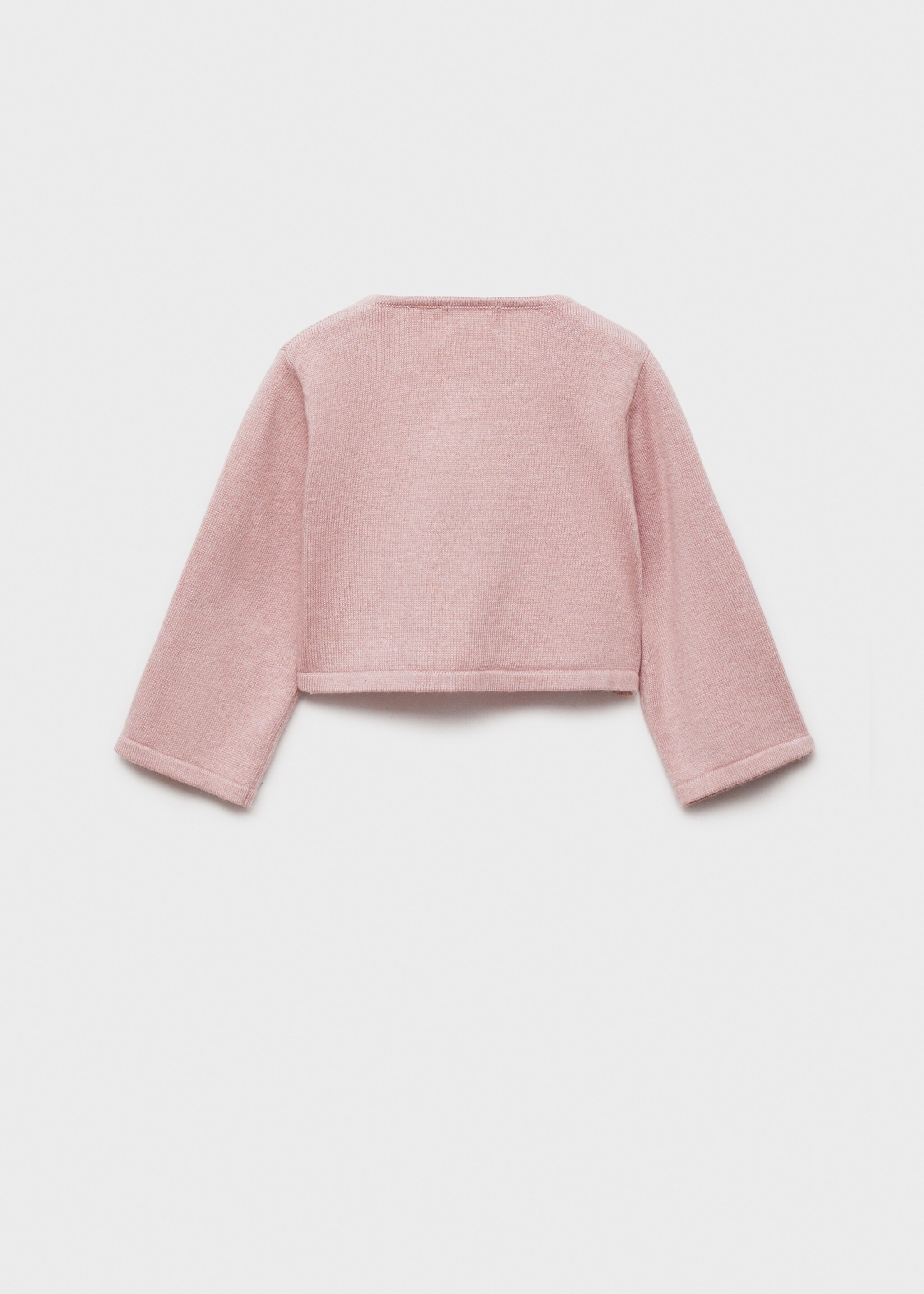 Càrdigan punt detalls calats - Revers de l'article, Rosa pal. Ref: 87053648-00.