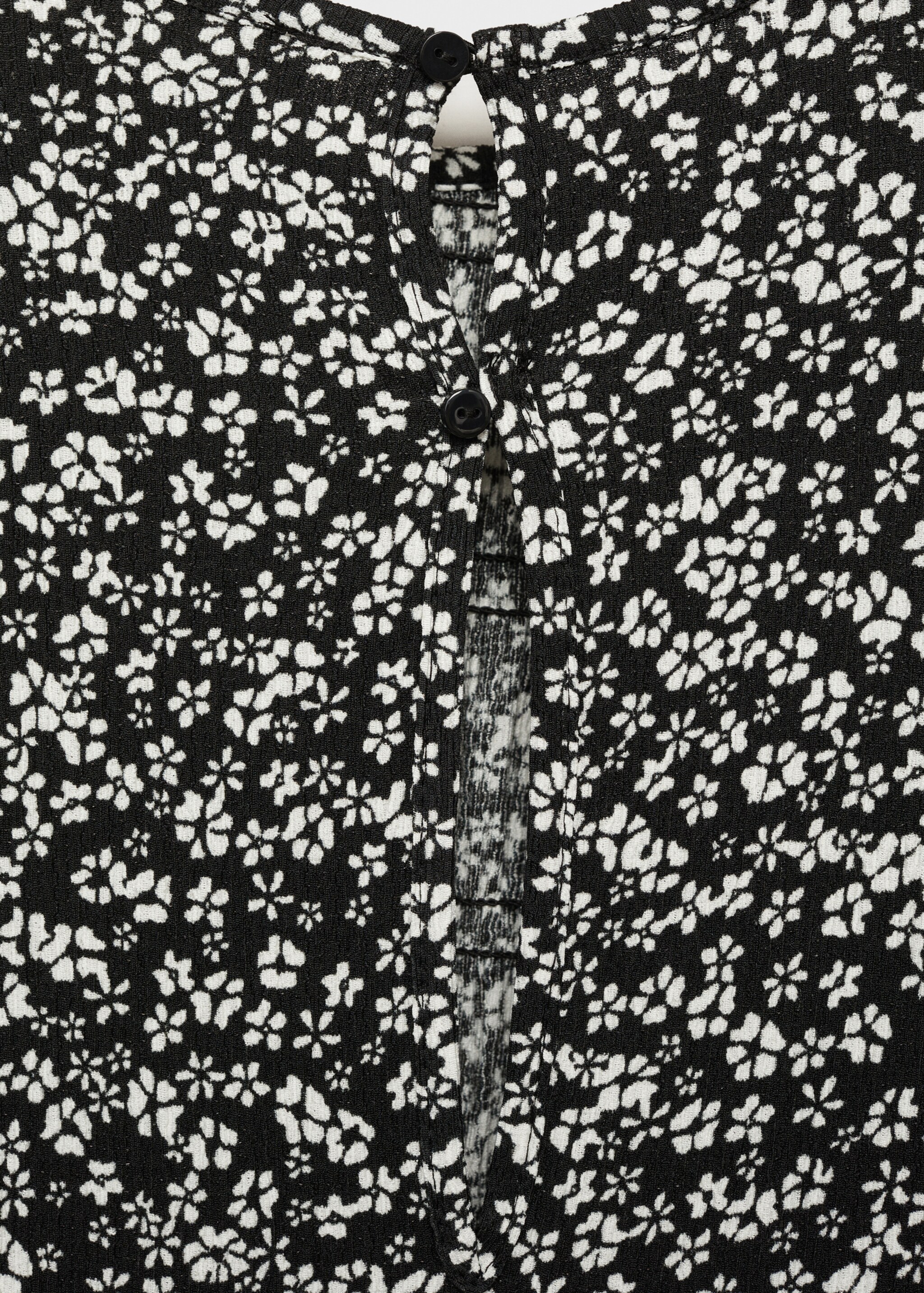 Granota estampat floral - Detall de l'article 0, Negre. Ref: 87053653-00.