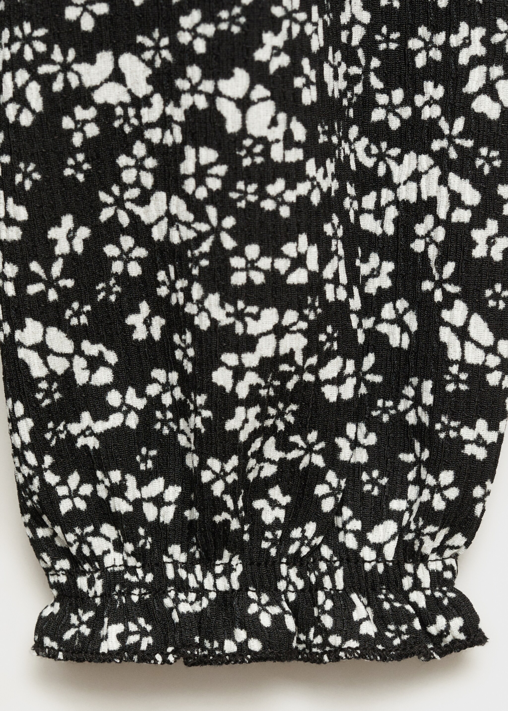 Granota estampat floral - Detall de l'article 8, Negre. Ref: 87053653-00.