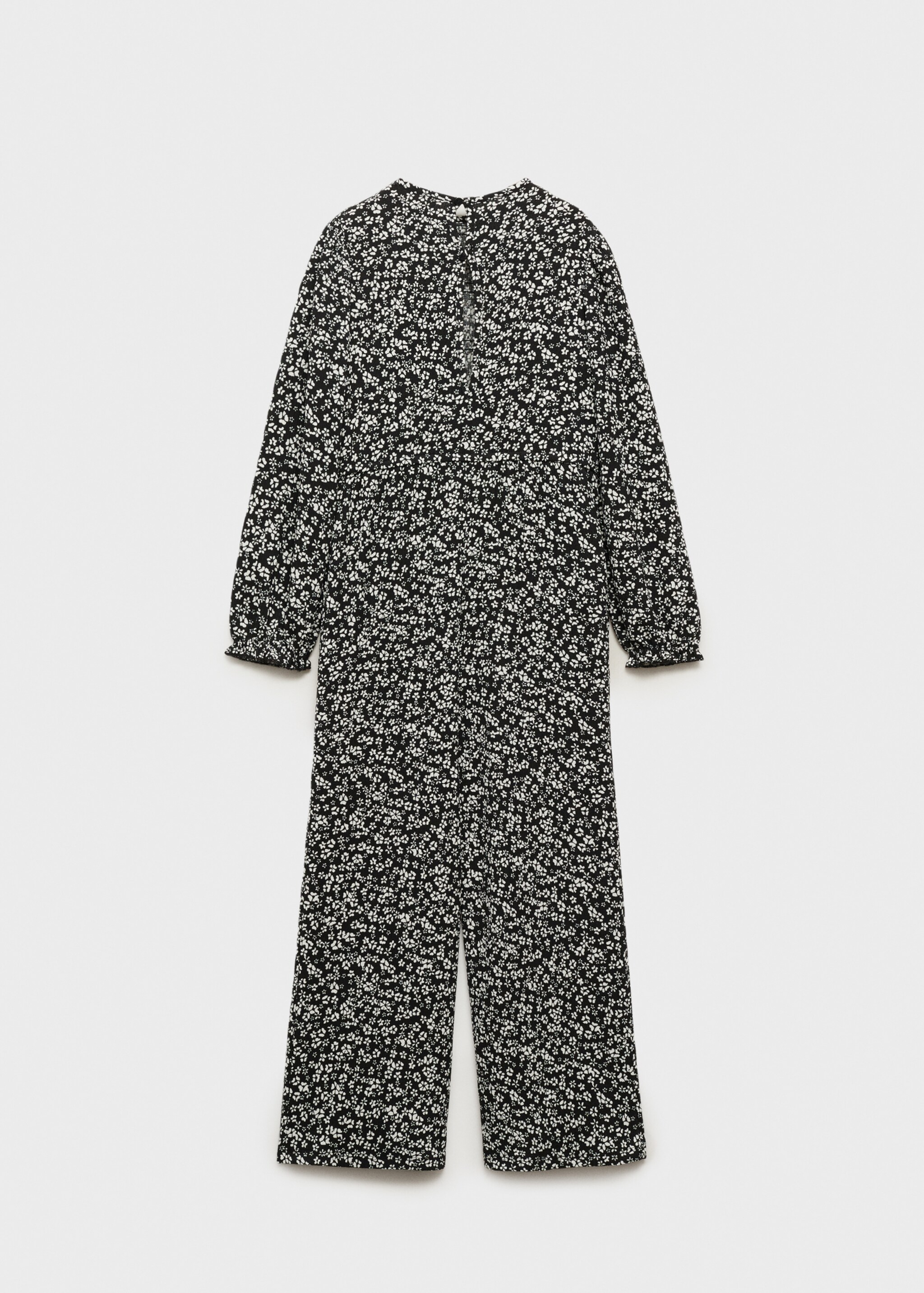 Granota estampat floral - Revers de l'article, Negre. Ref: 87053653-00.