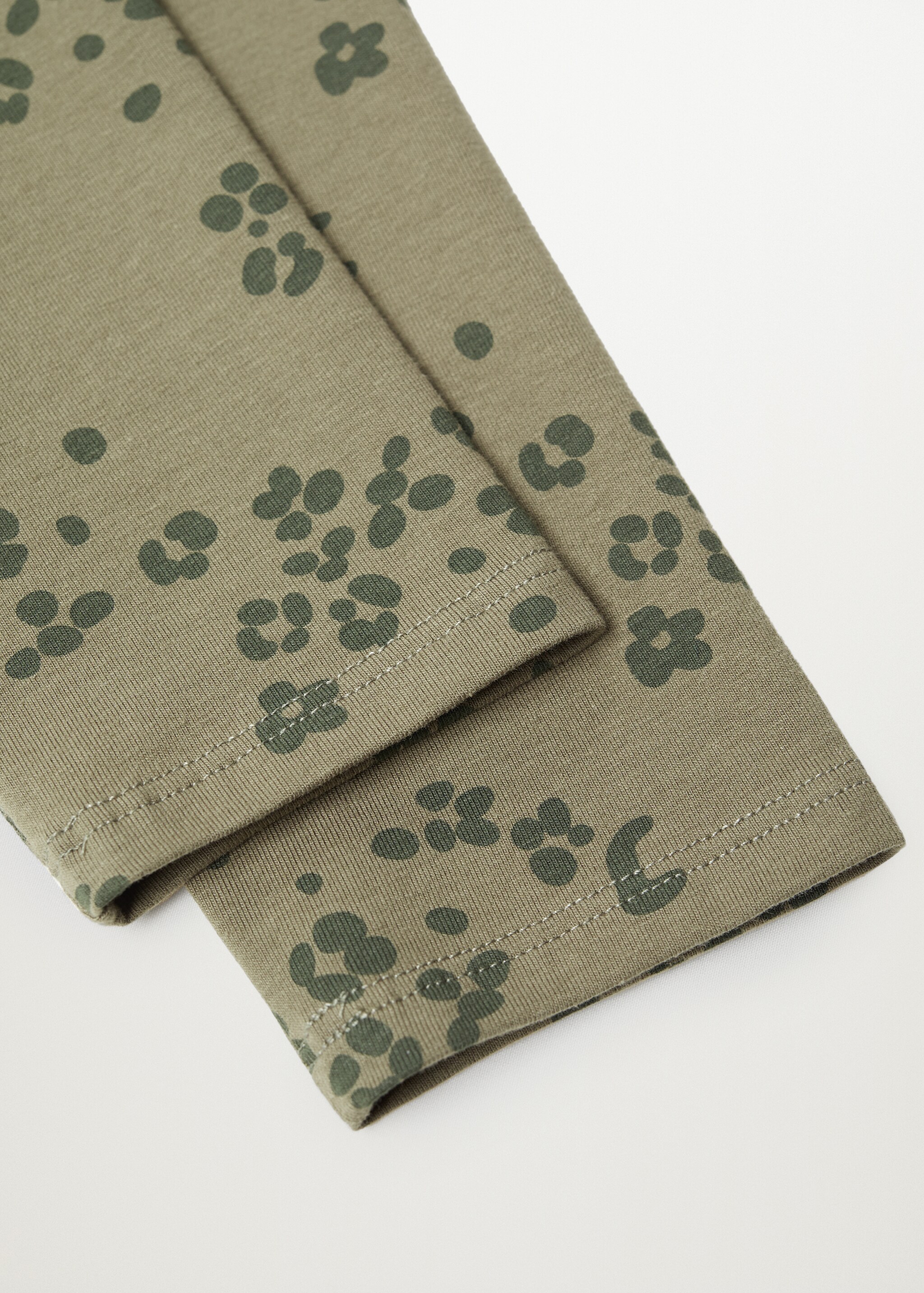 Organic cotton printed leggings - Details of the article 8
