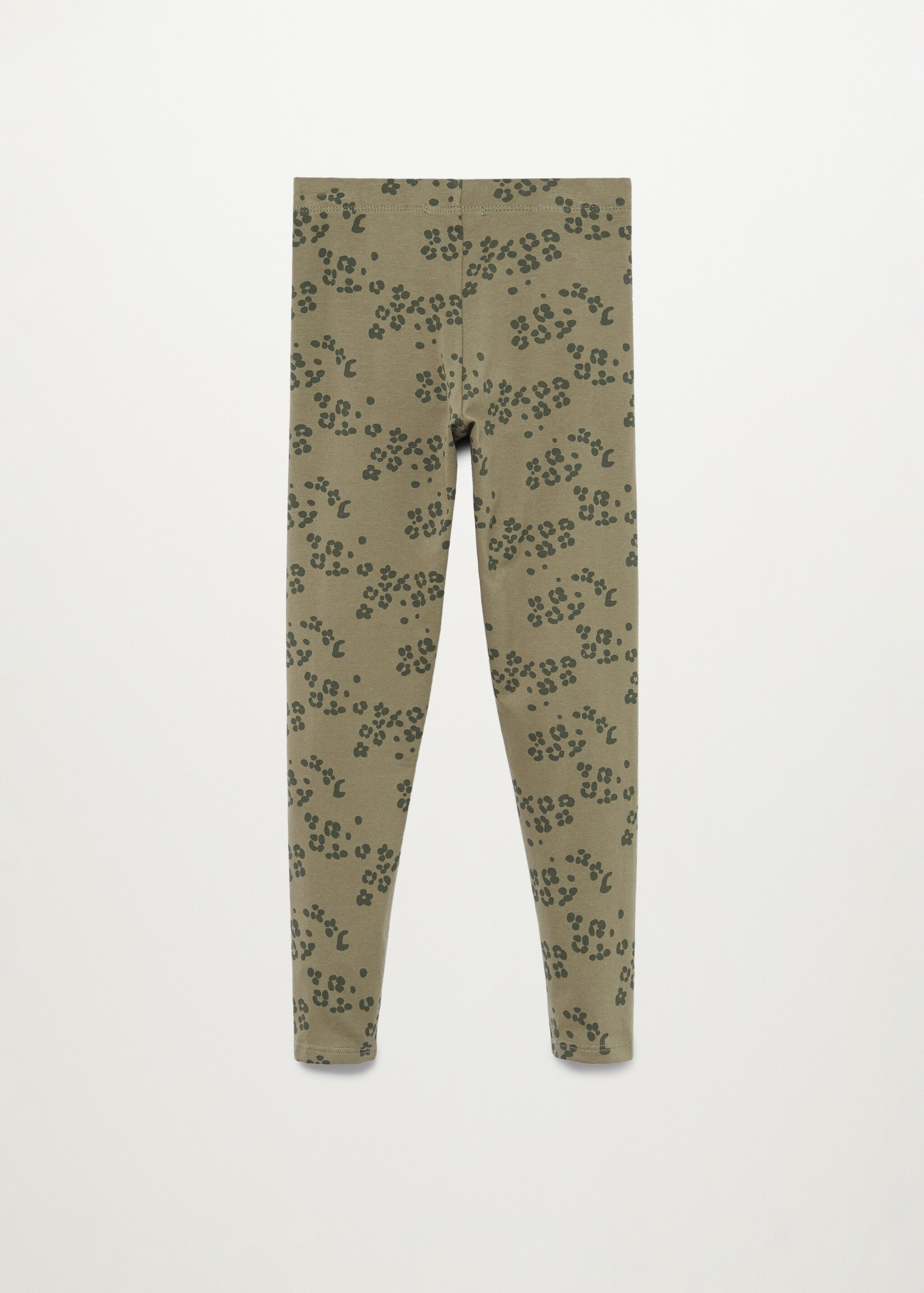 Organic cotton printed leggings - Reverse of the article