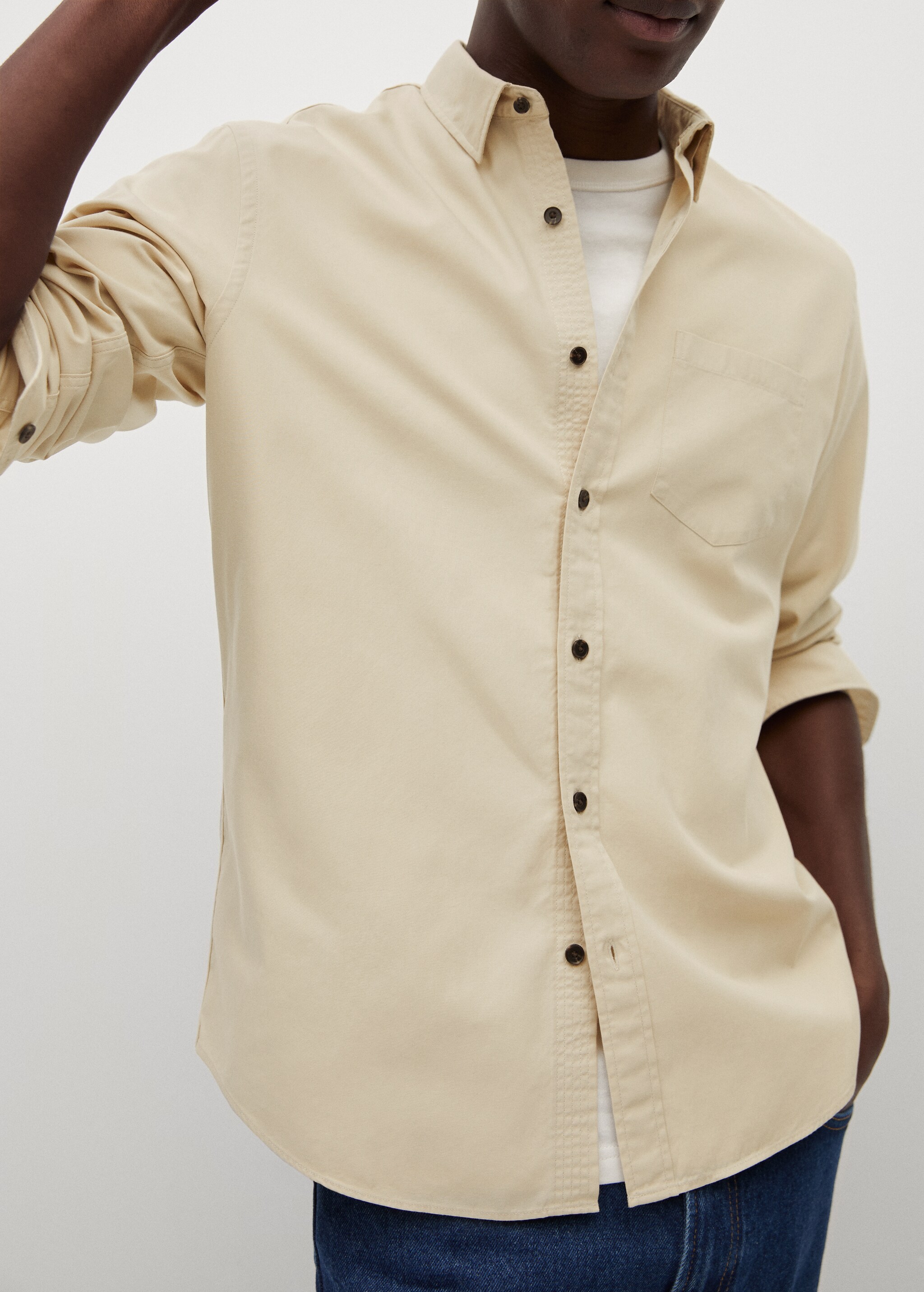 Bavlněná košile regular fit soft - Detail zboží 1