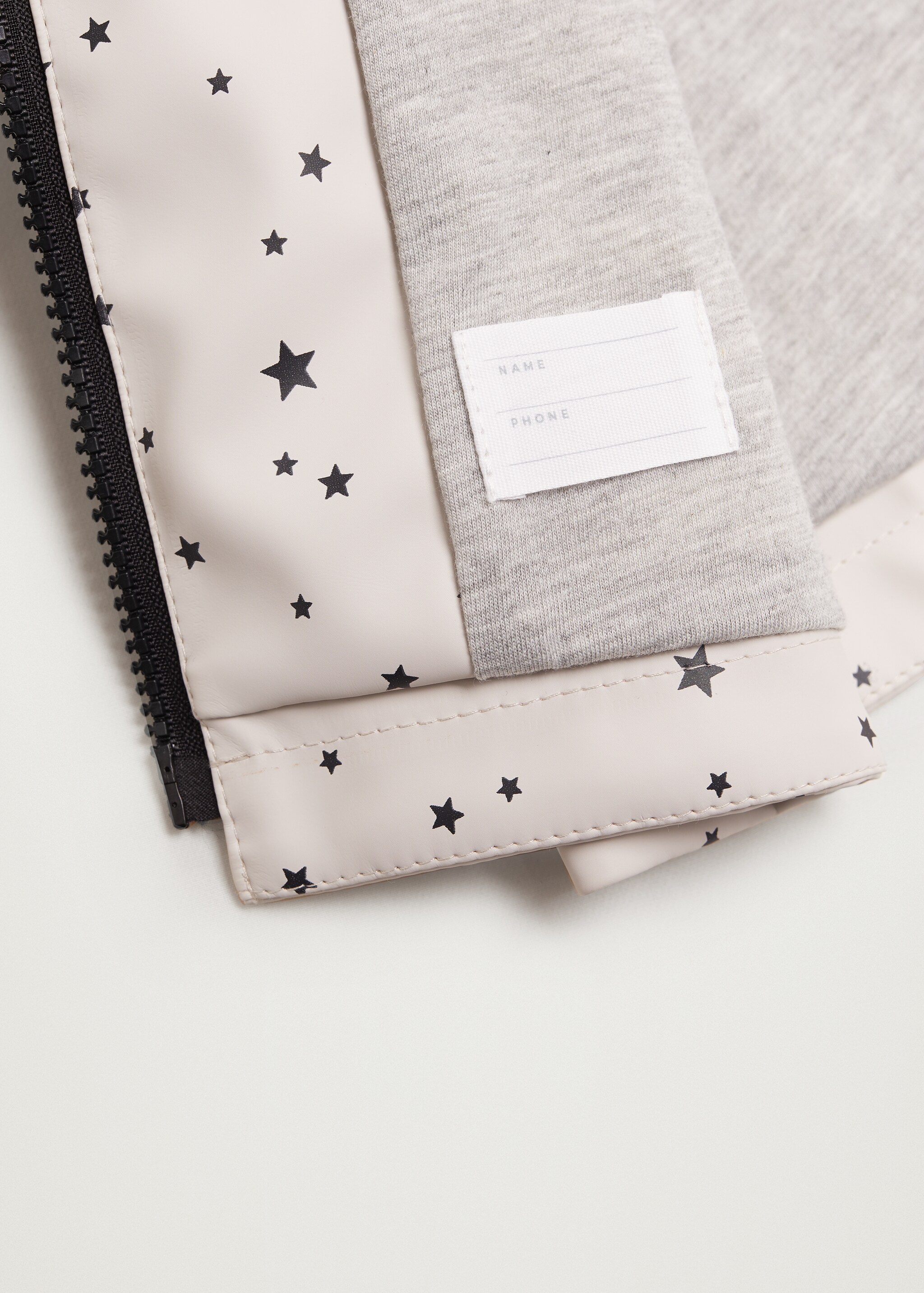 Chaqueta estampada capucha - Detalle del artículo 8