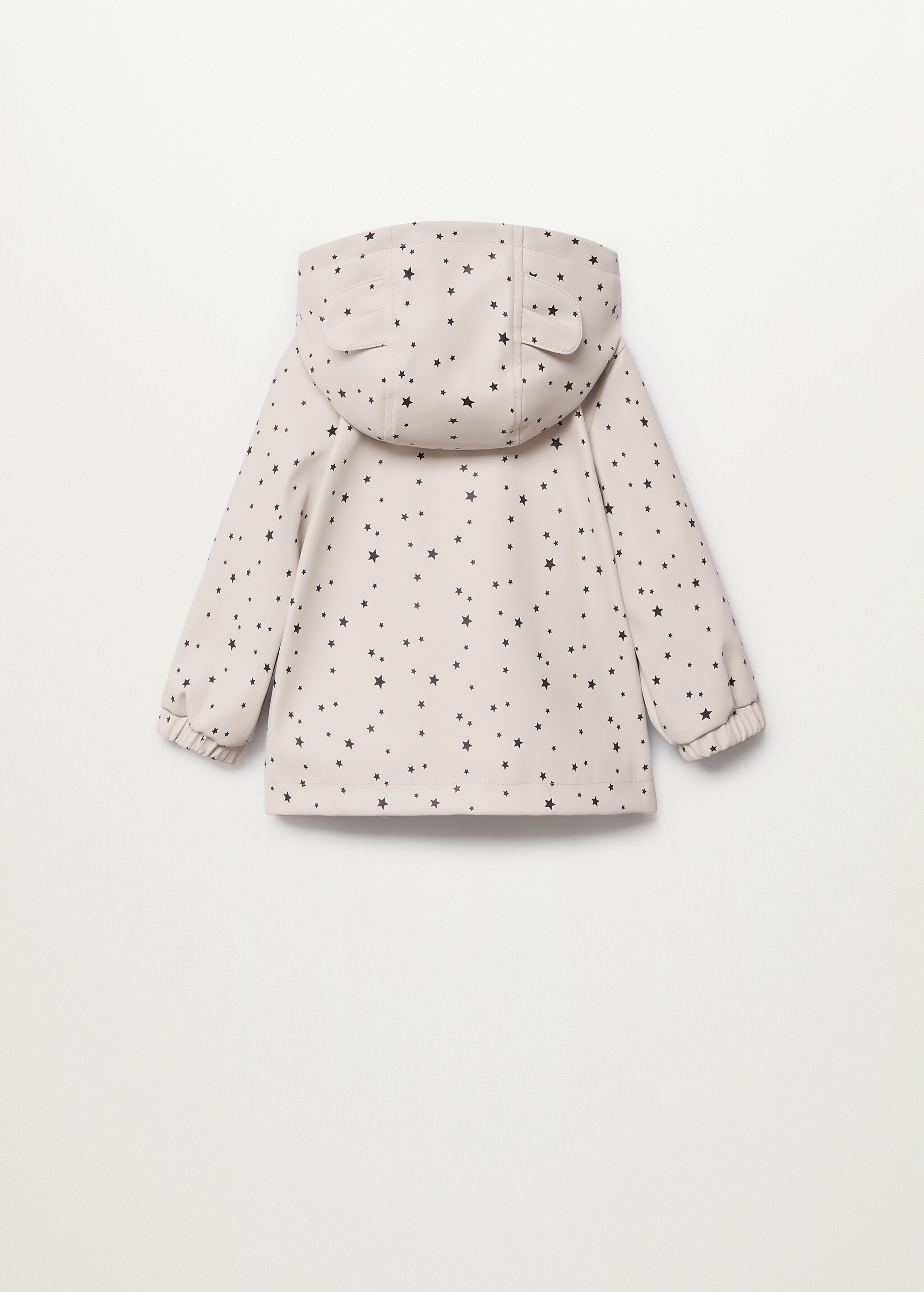 Chaqueta estampada capucha - Reverso del artículo