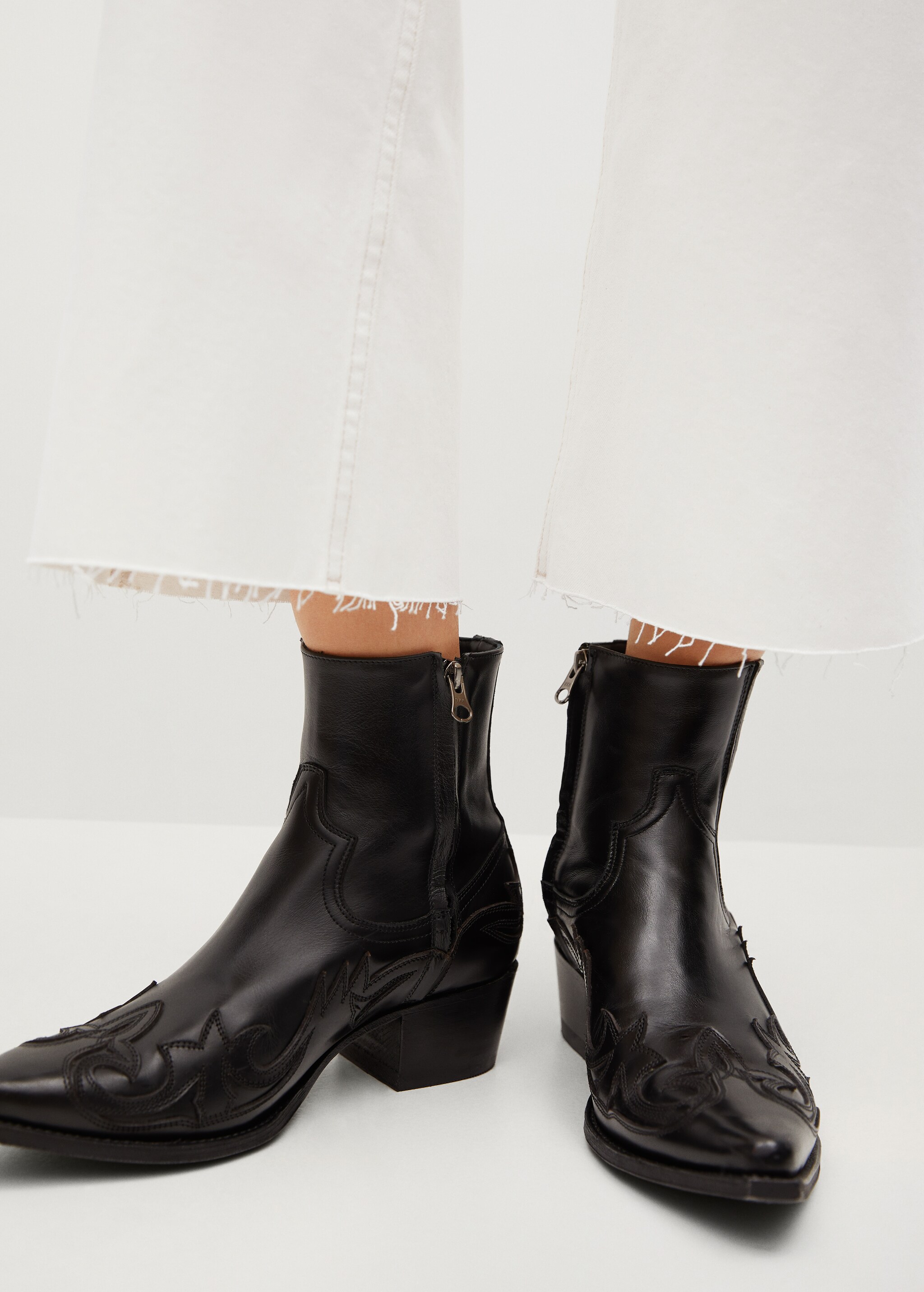 Džíny culottes s vysokým pasem - Detail zboží 1
