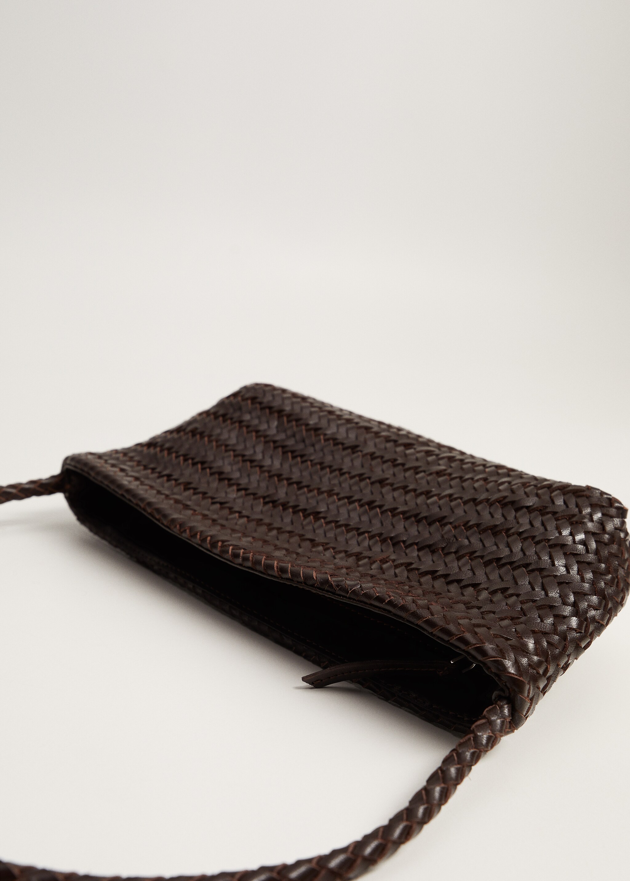 Bolso piel baguette trenzado - Detalle del artículo 3