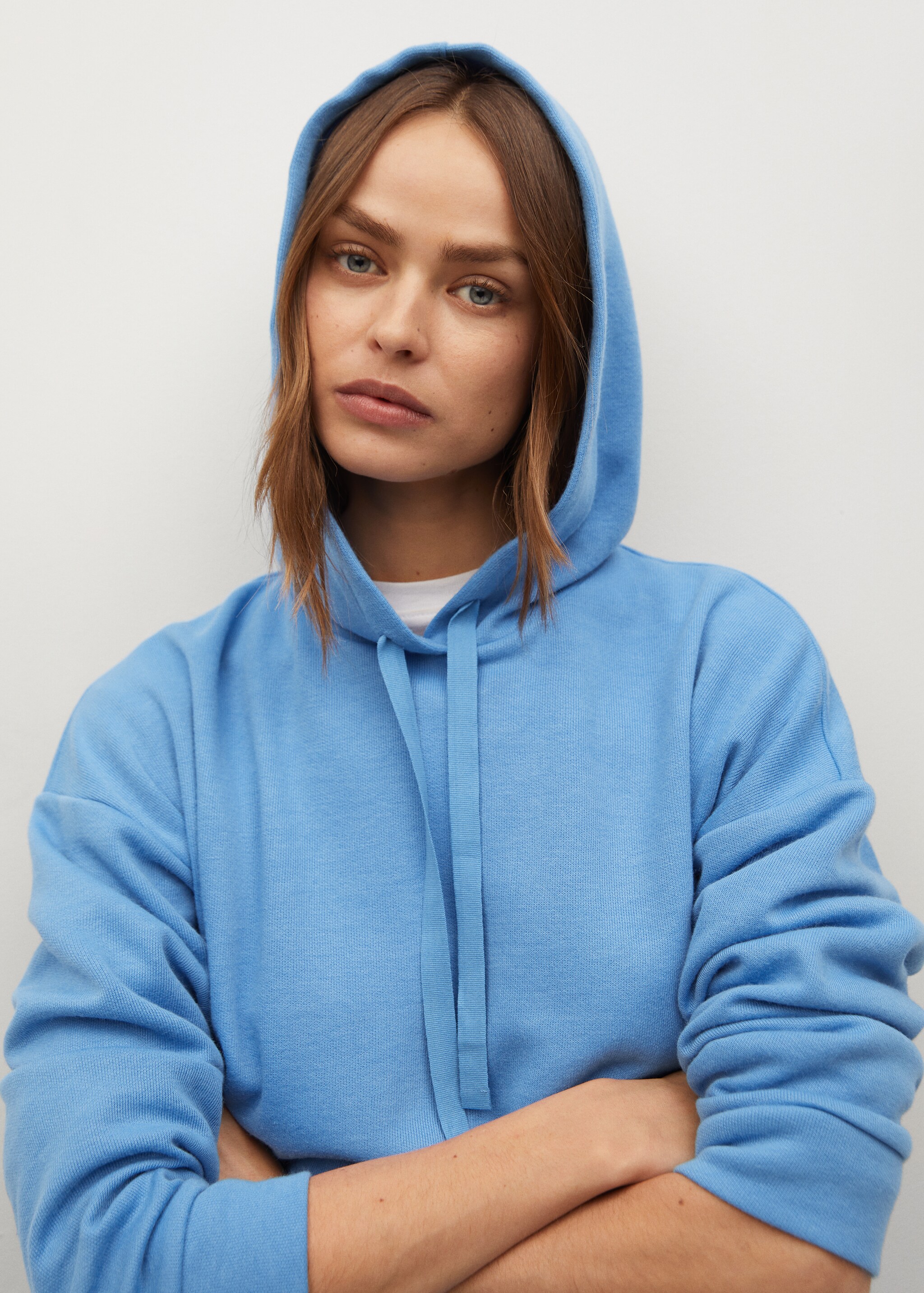 Hooded knit sweatshirt - Details of the article 2