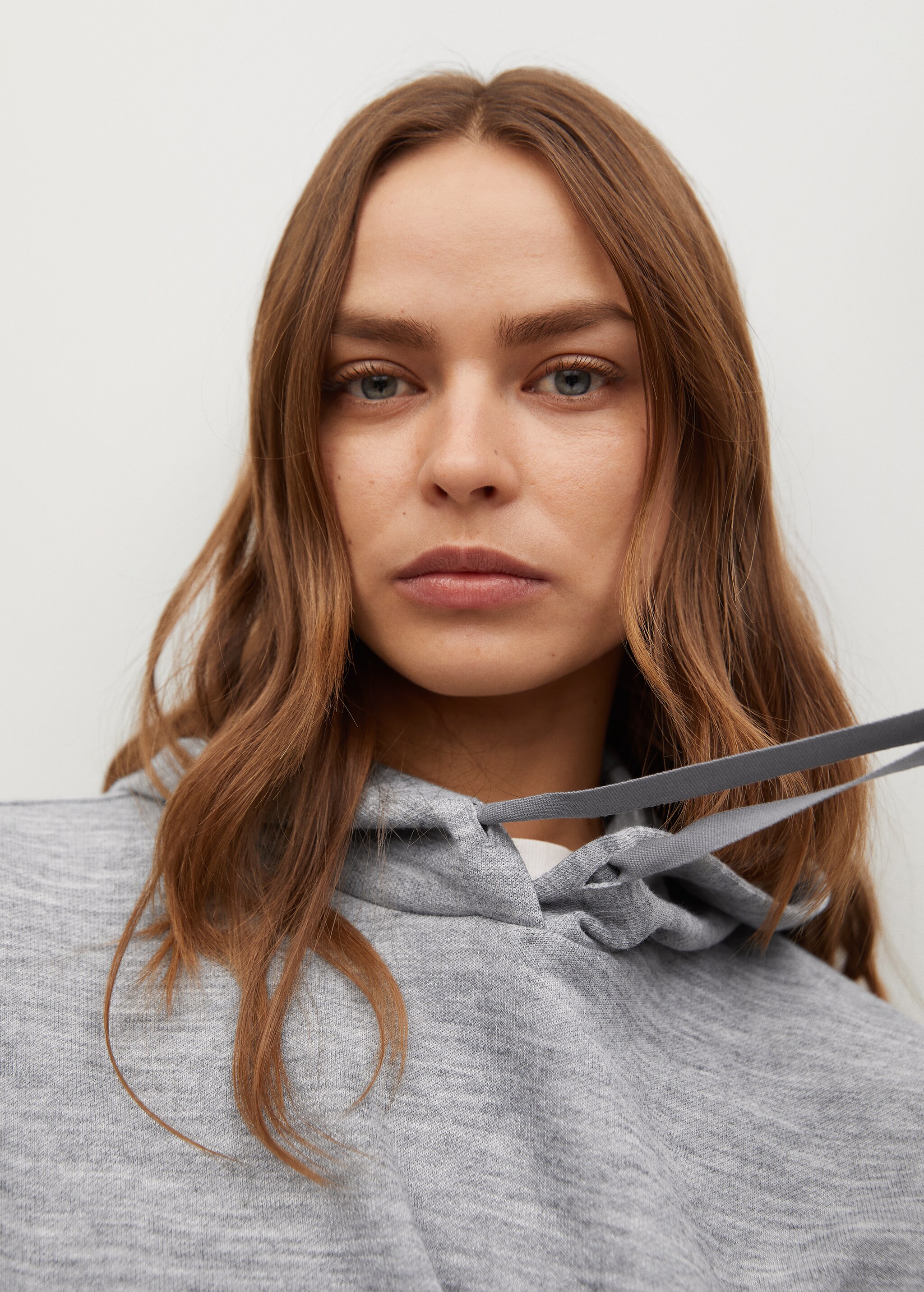 Hooded knit sweatshirt - Details of the article 1