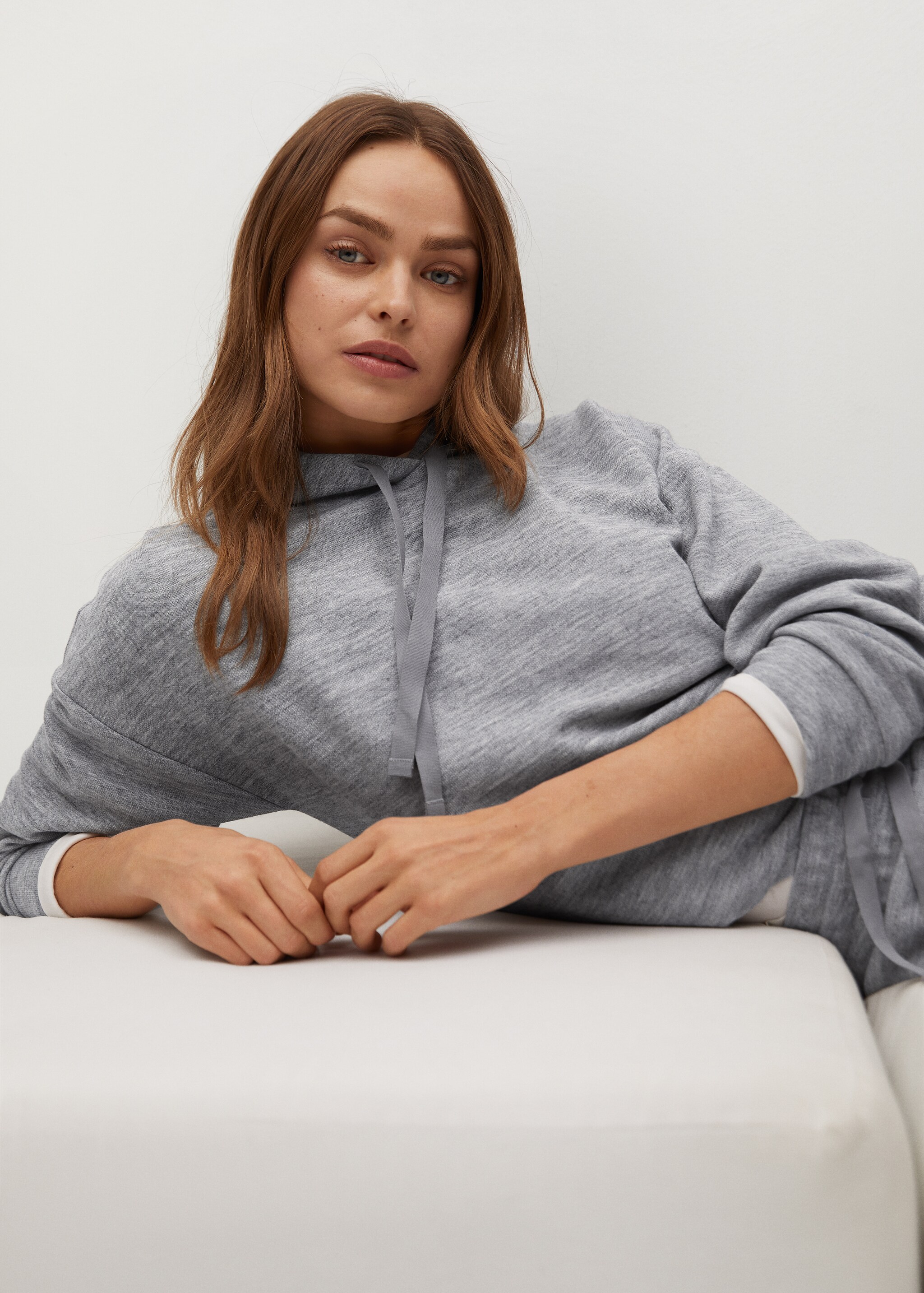 Hooded knit sweatshirt - Details of the article 3