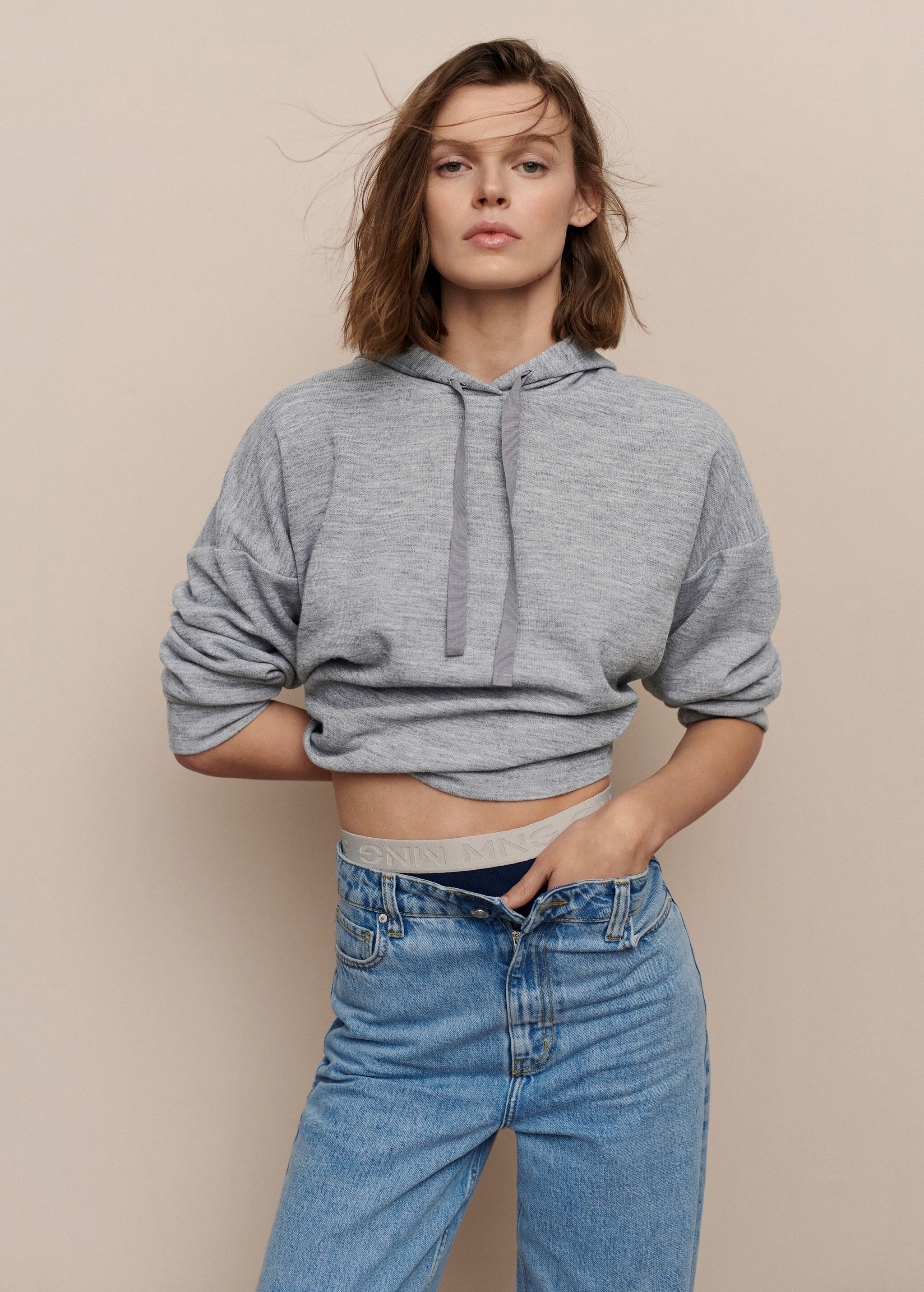 Hooded knit sweatshirt - Details of the article 5