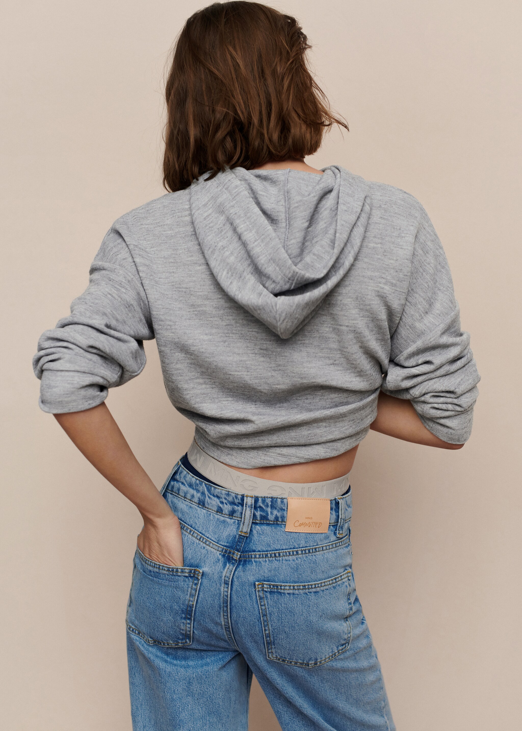 Hooded knit sweatshirt - Details of the article 6