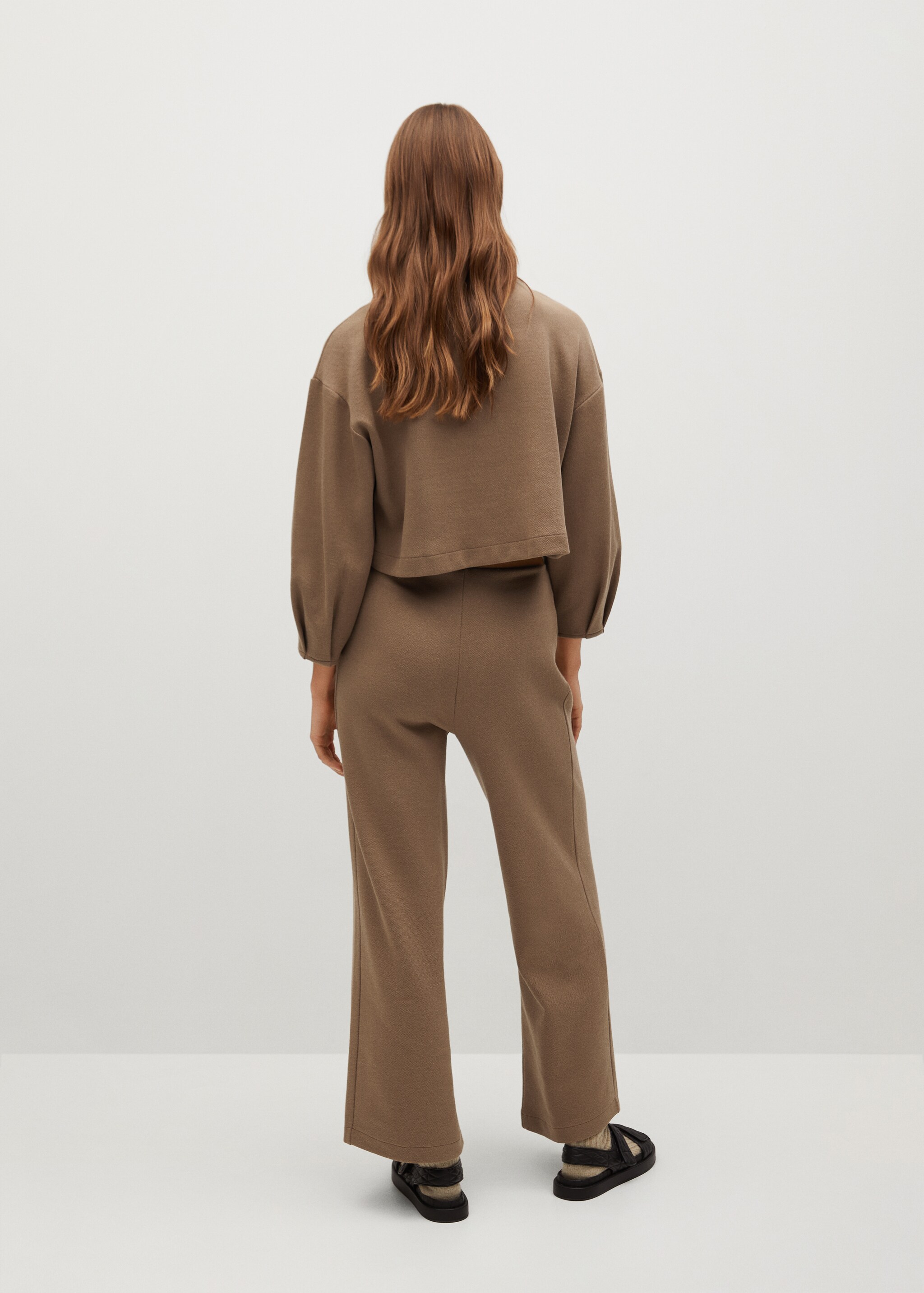 Pantalón recto franela - Reverso del artículo