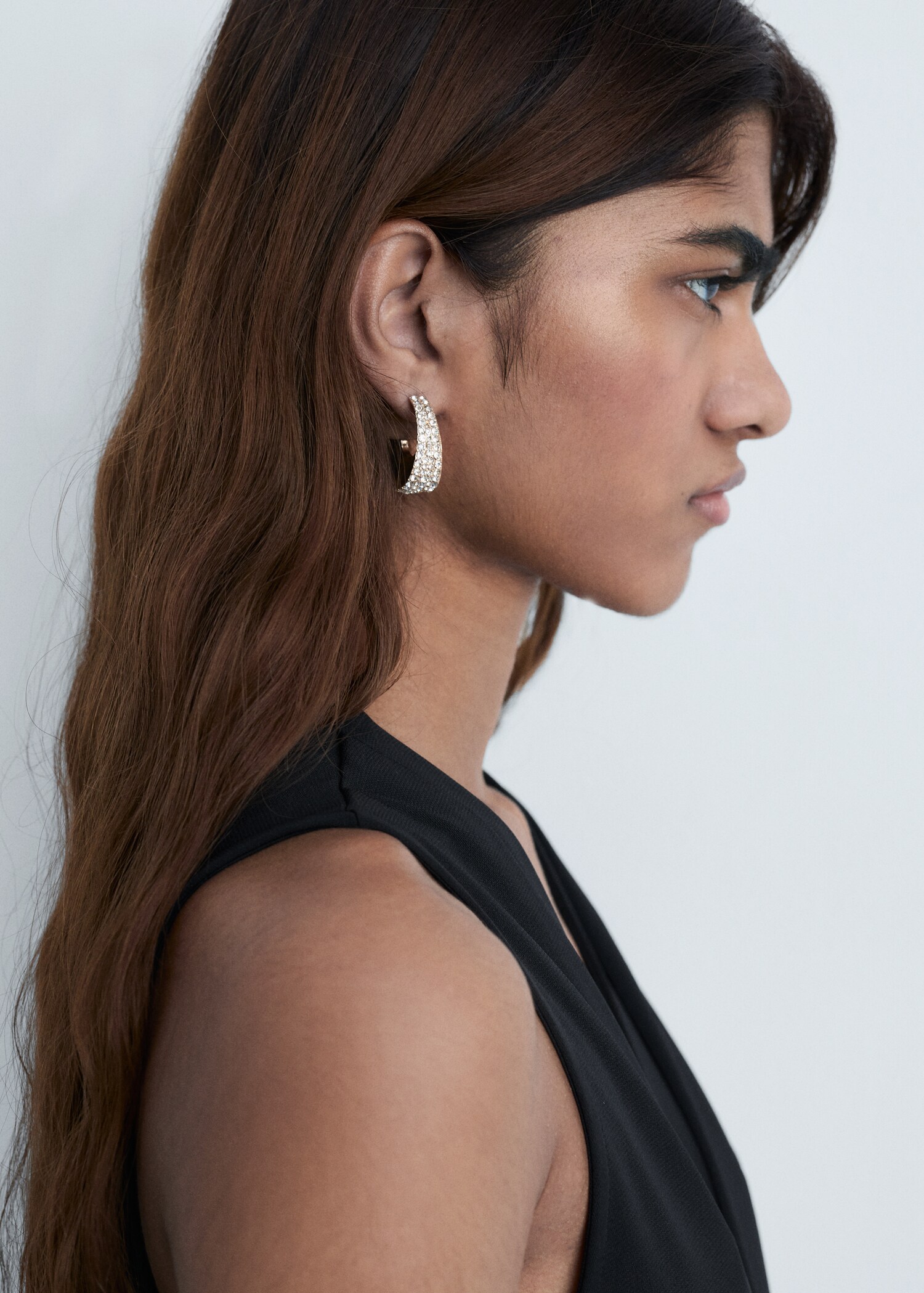 Robe en maille col V - Détail de l'article 1