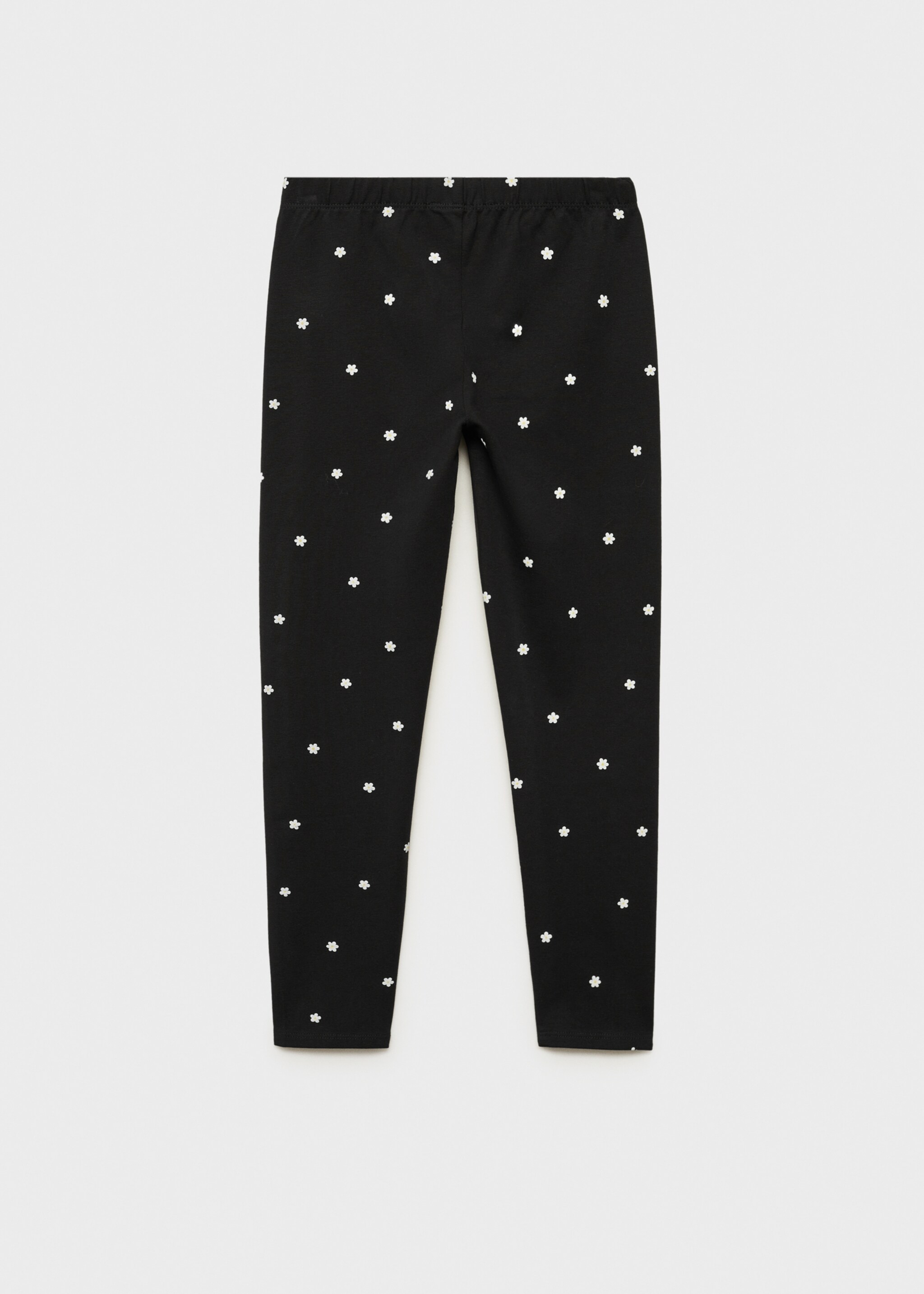 Leggings mit Muster - Rückseite des Artikels, Schwarz. Ref: 87054066-00.