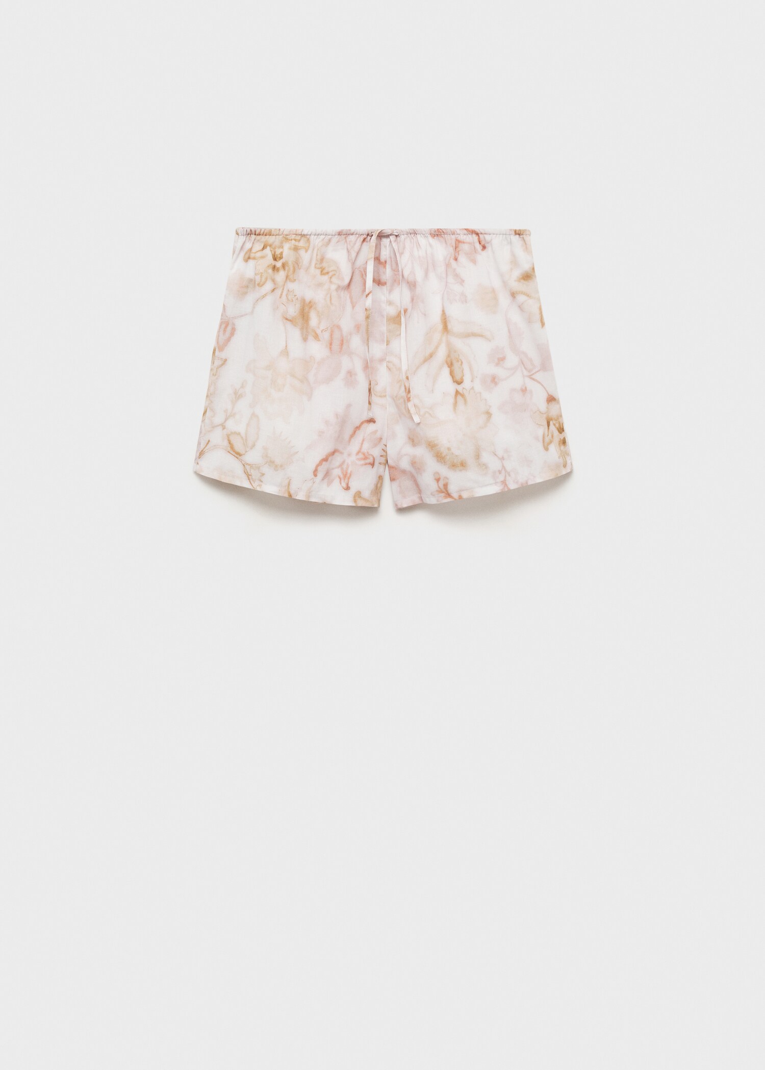 Pyjama-Shorts mit Tropical Print - Artikel ohne Model
