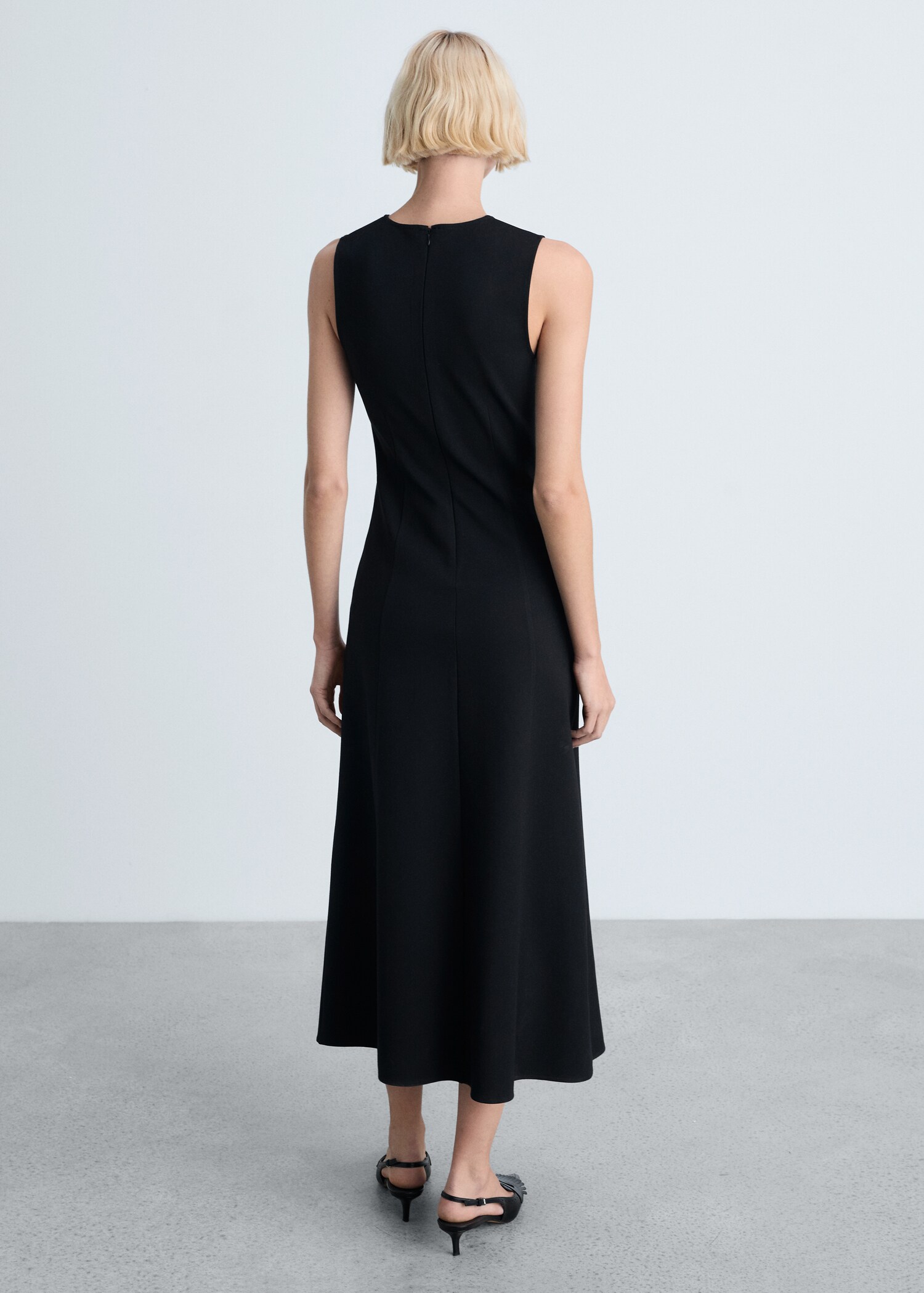 Flared midi-dress - Reverse of the article