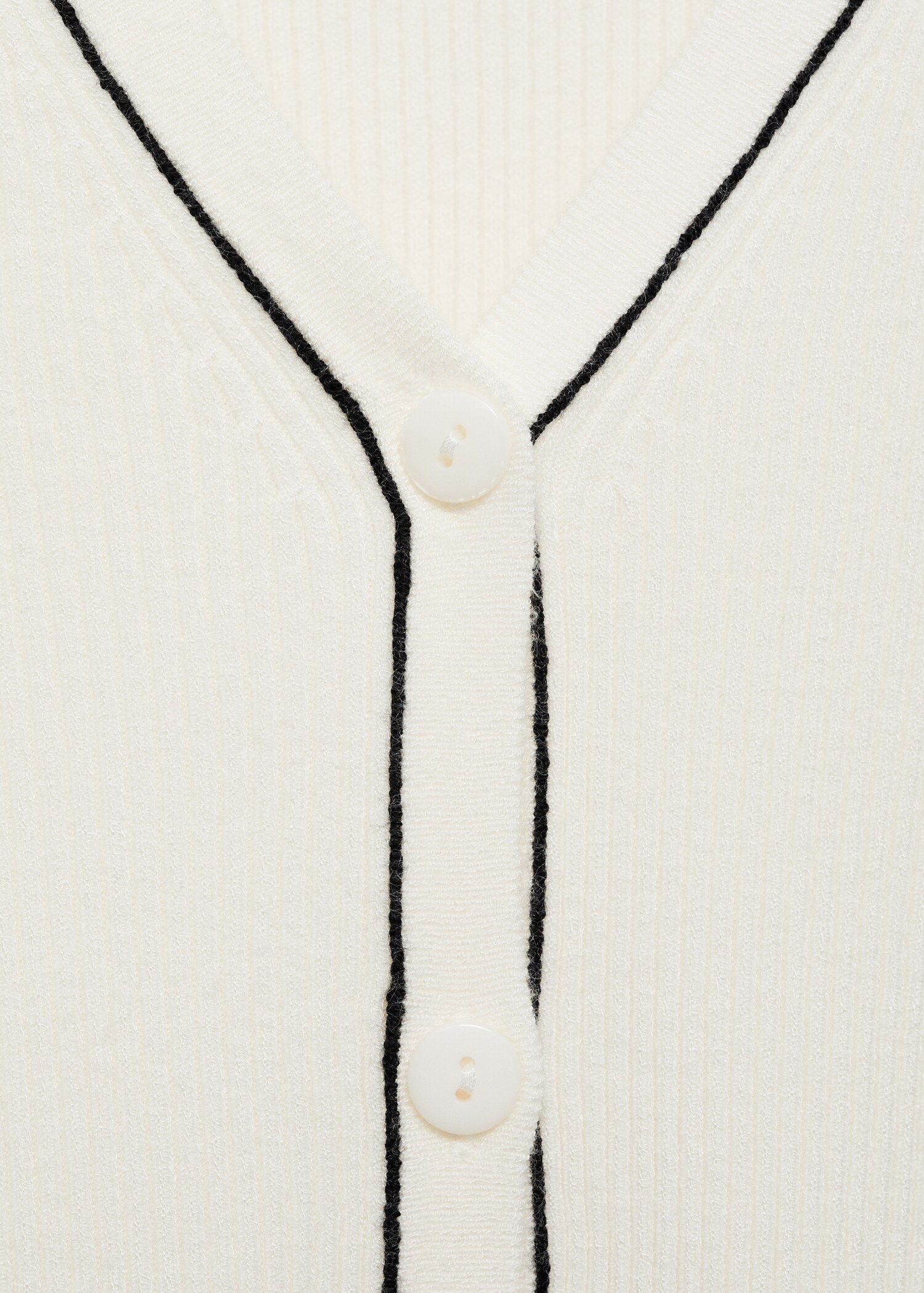 Úpletový kardigan s výstřihem do V - Detail zboží 8