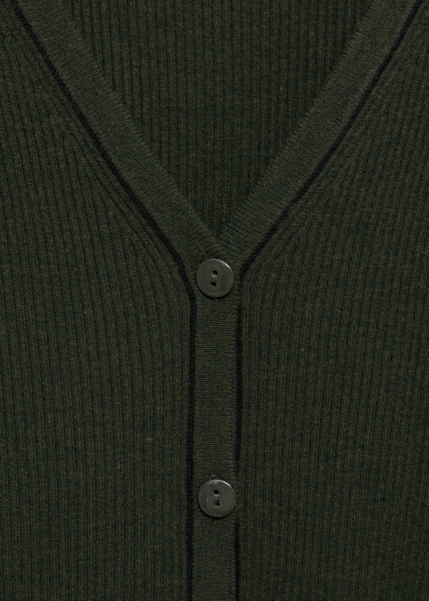 Úpletový kardigan s výstřihem do V - Detail zboží 8